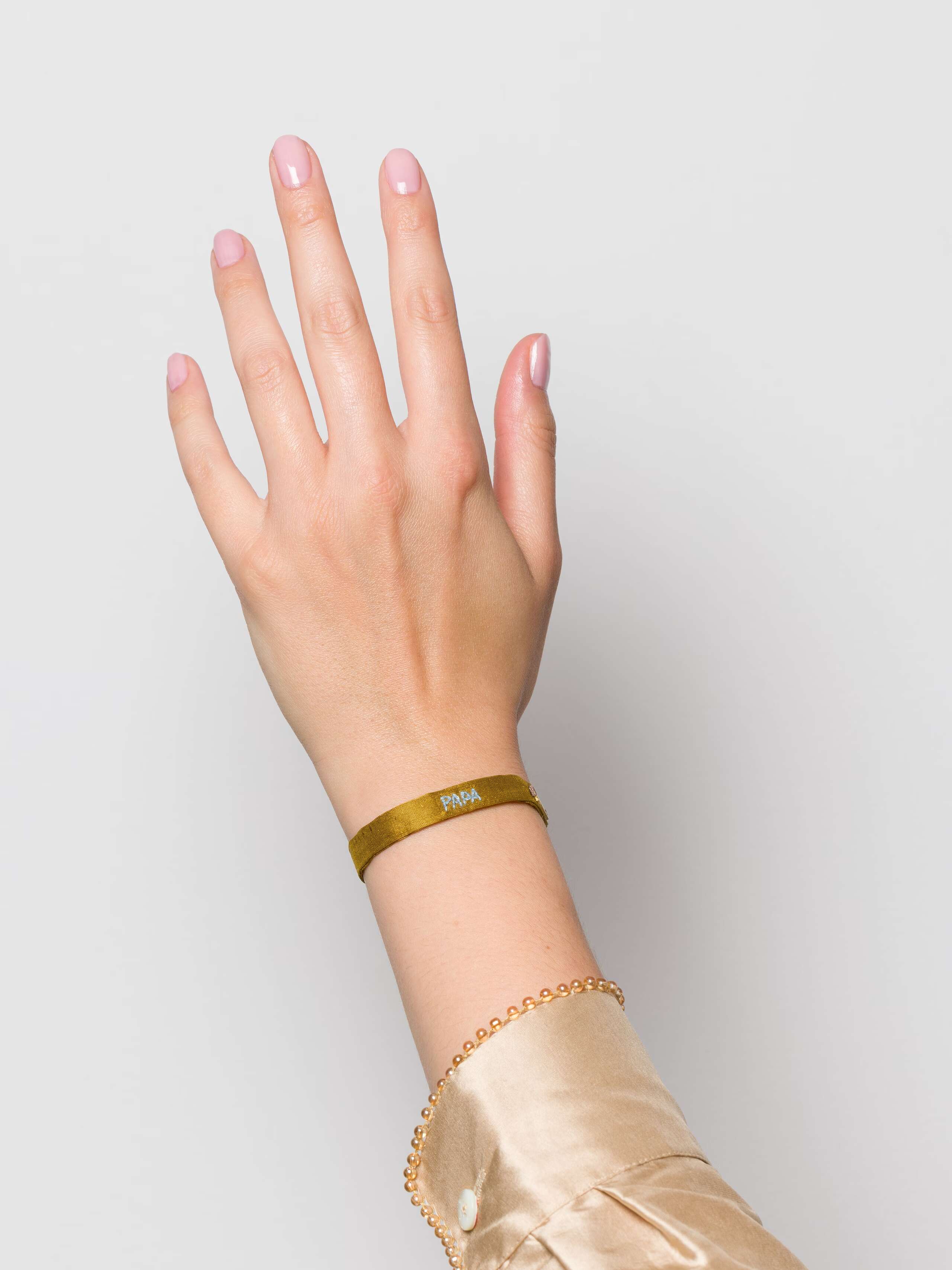 Papa silk bracelet