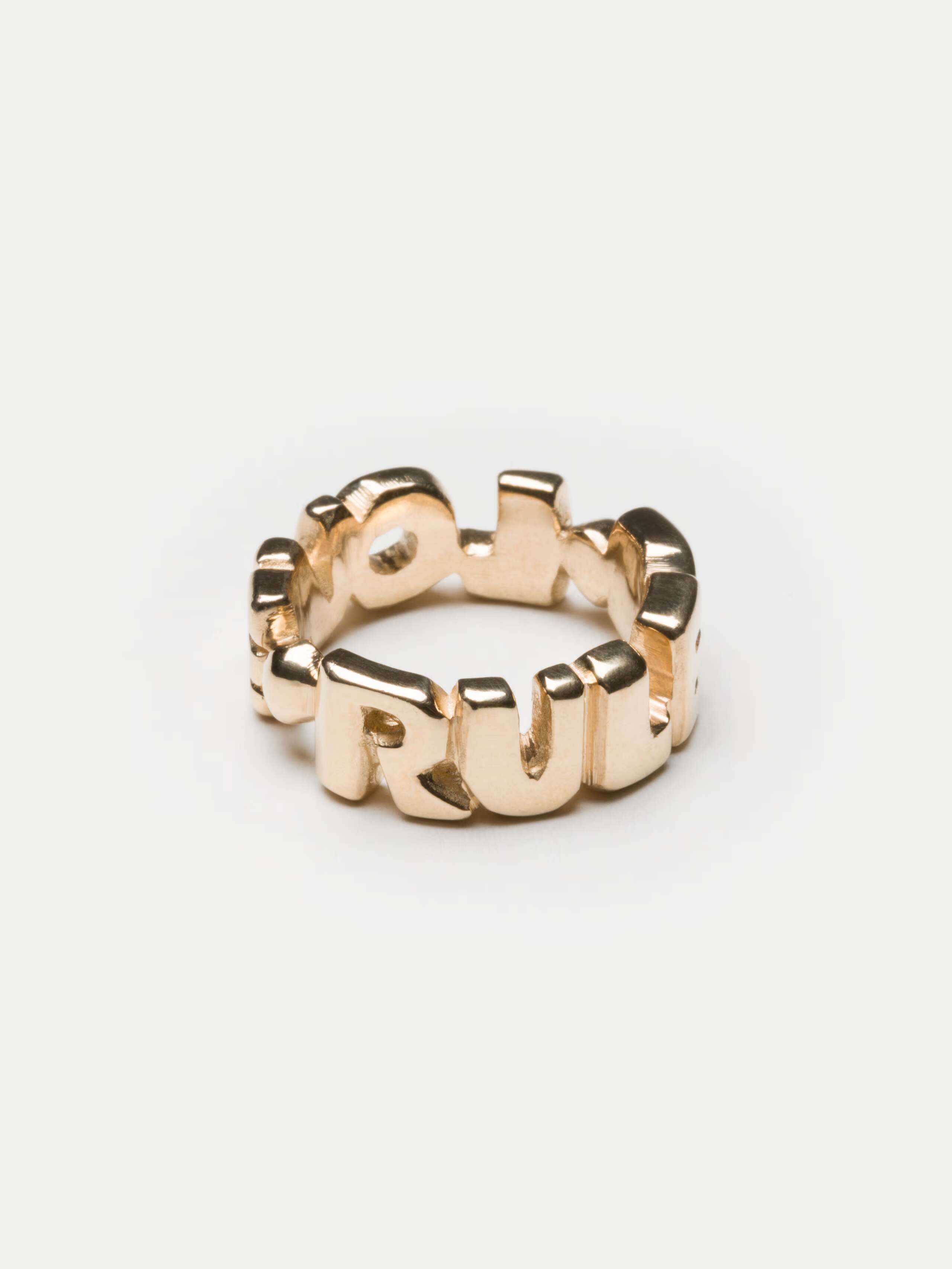 Product Shot of LRF Ring in Gold