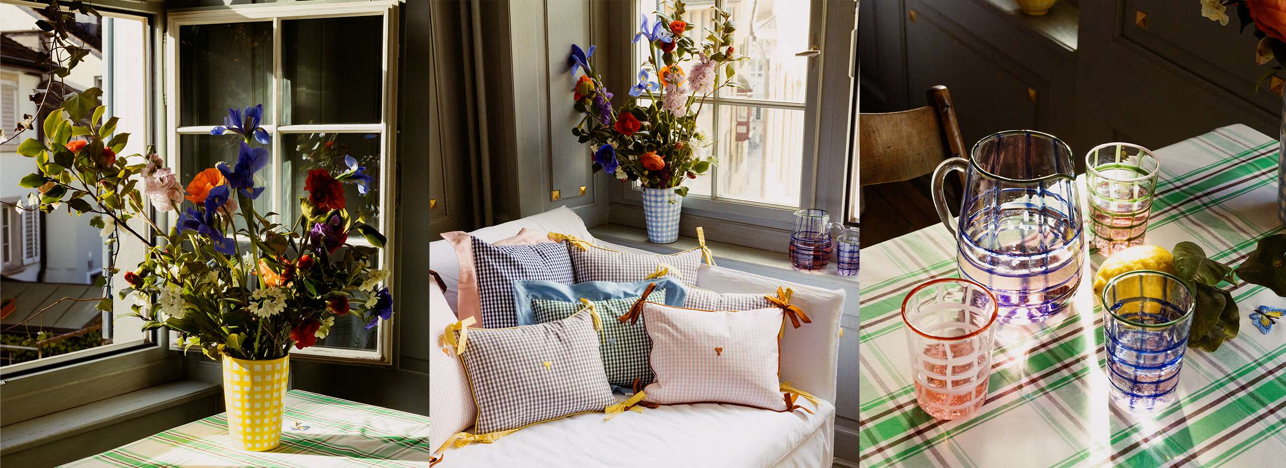 Pictures of a selection of interior products