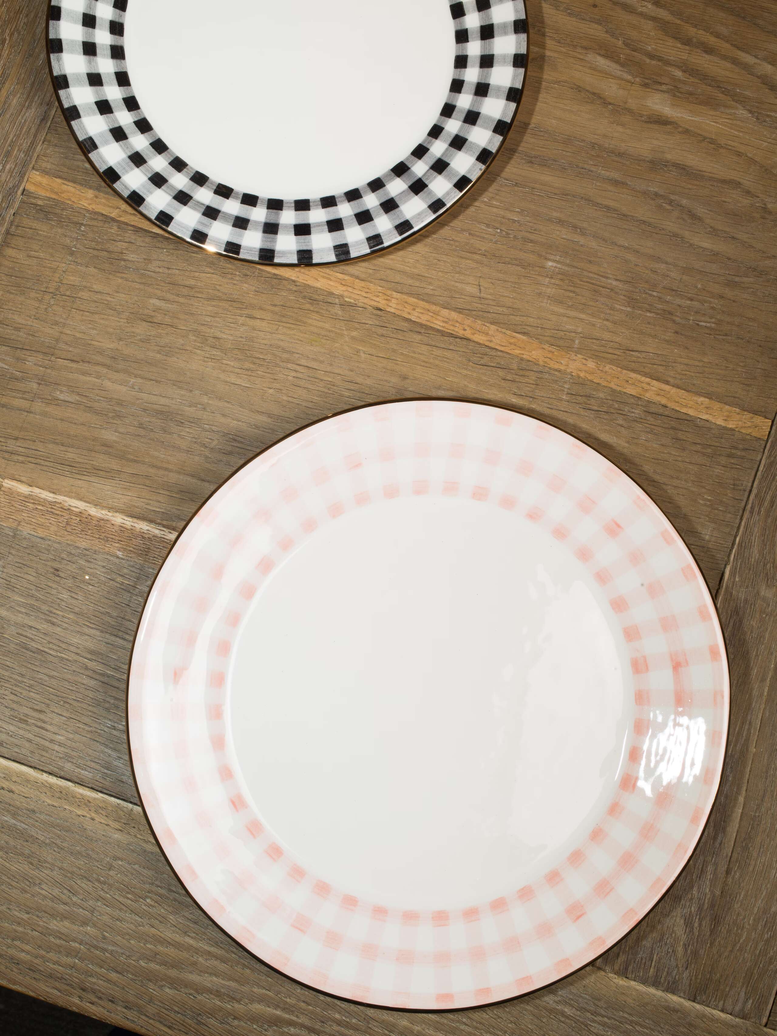plate on table
