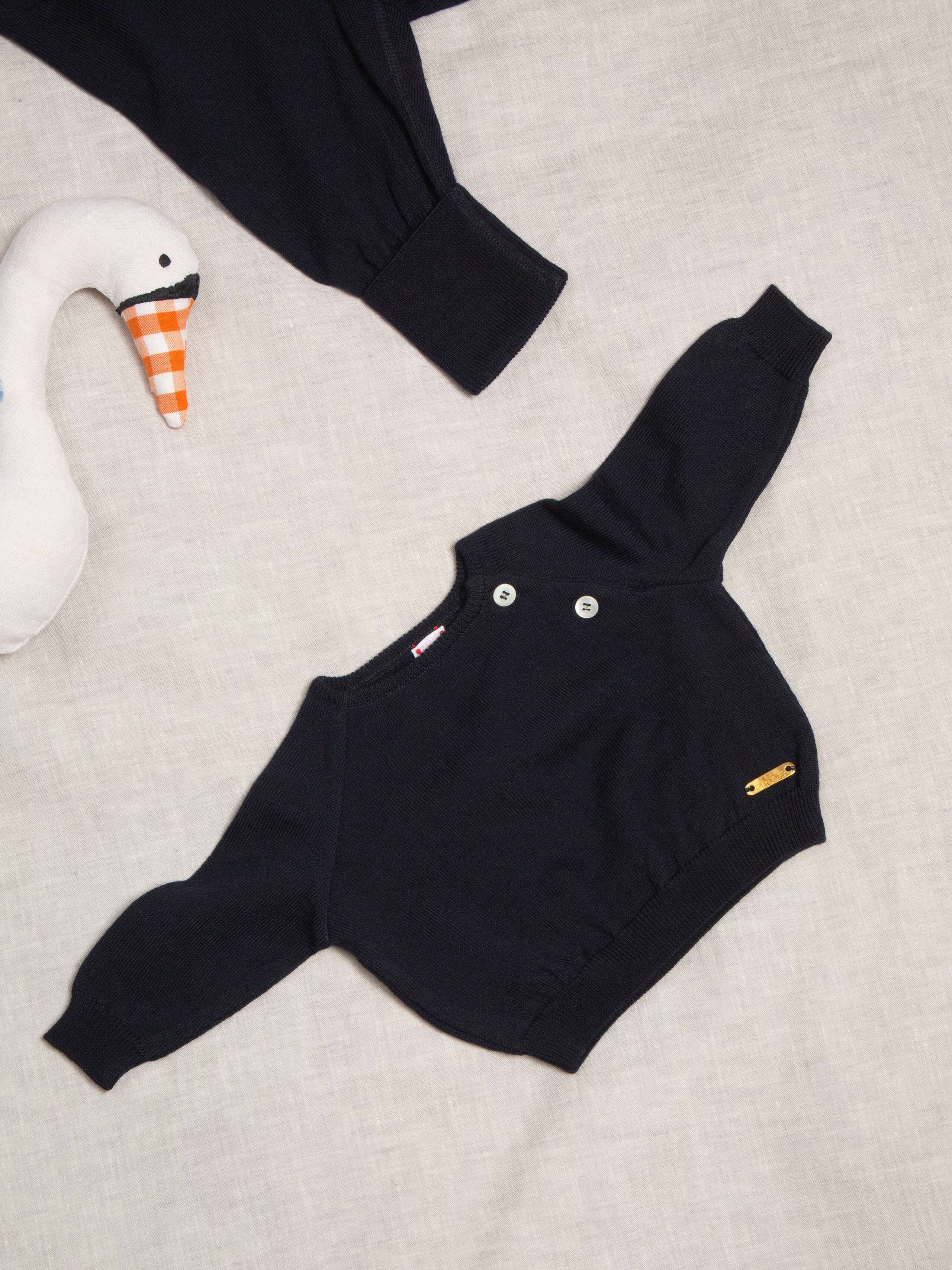 knitted baby sweater 