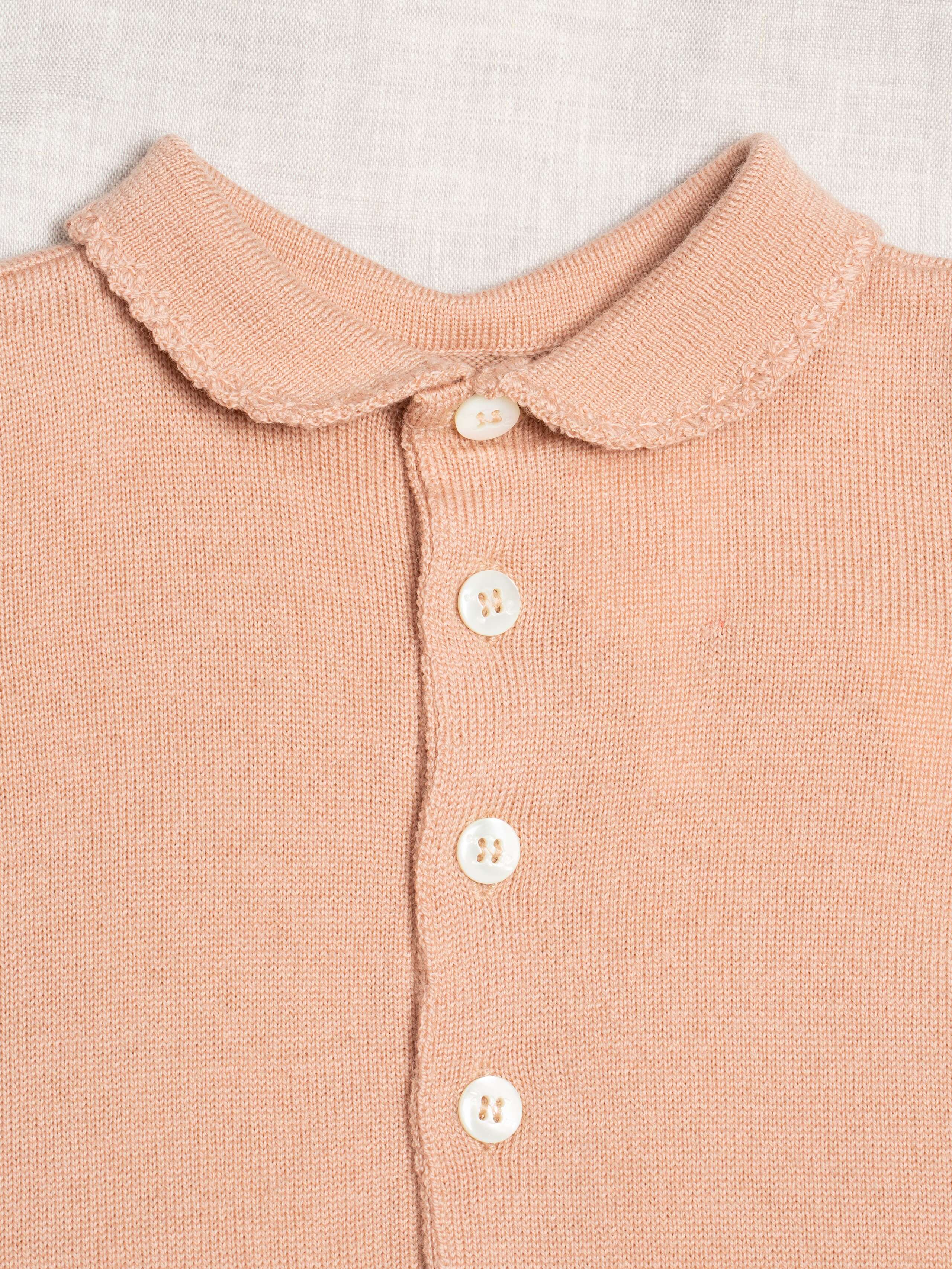 knitted baby romper