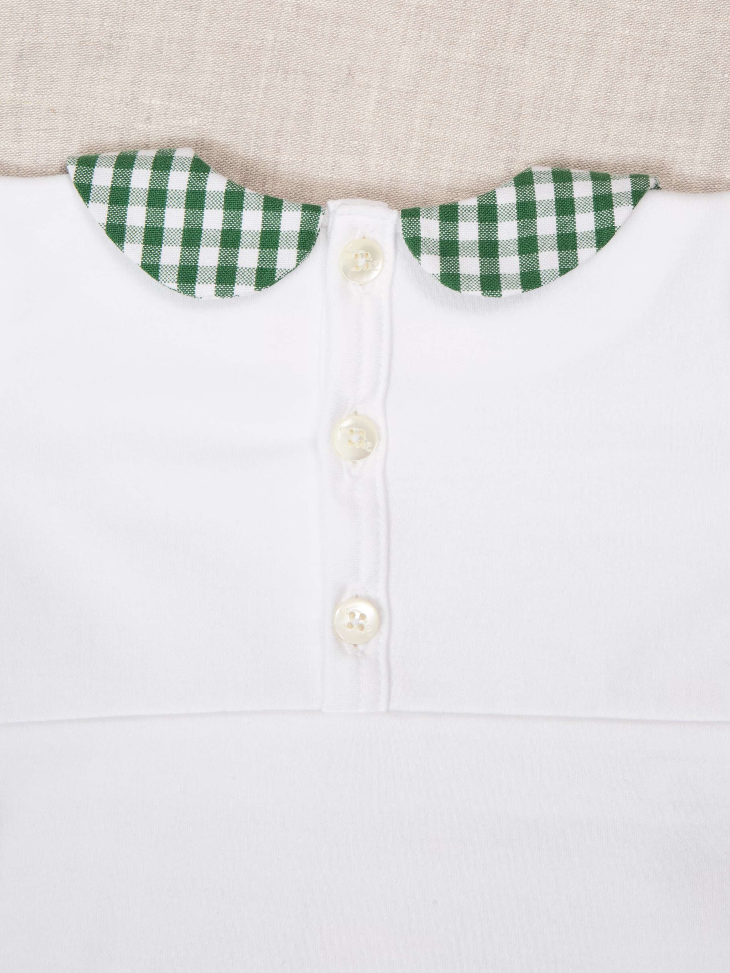 Baby body vichy collar