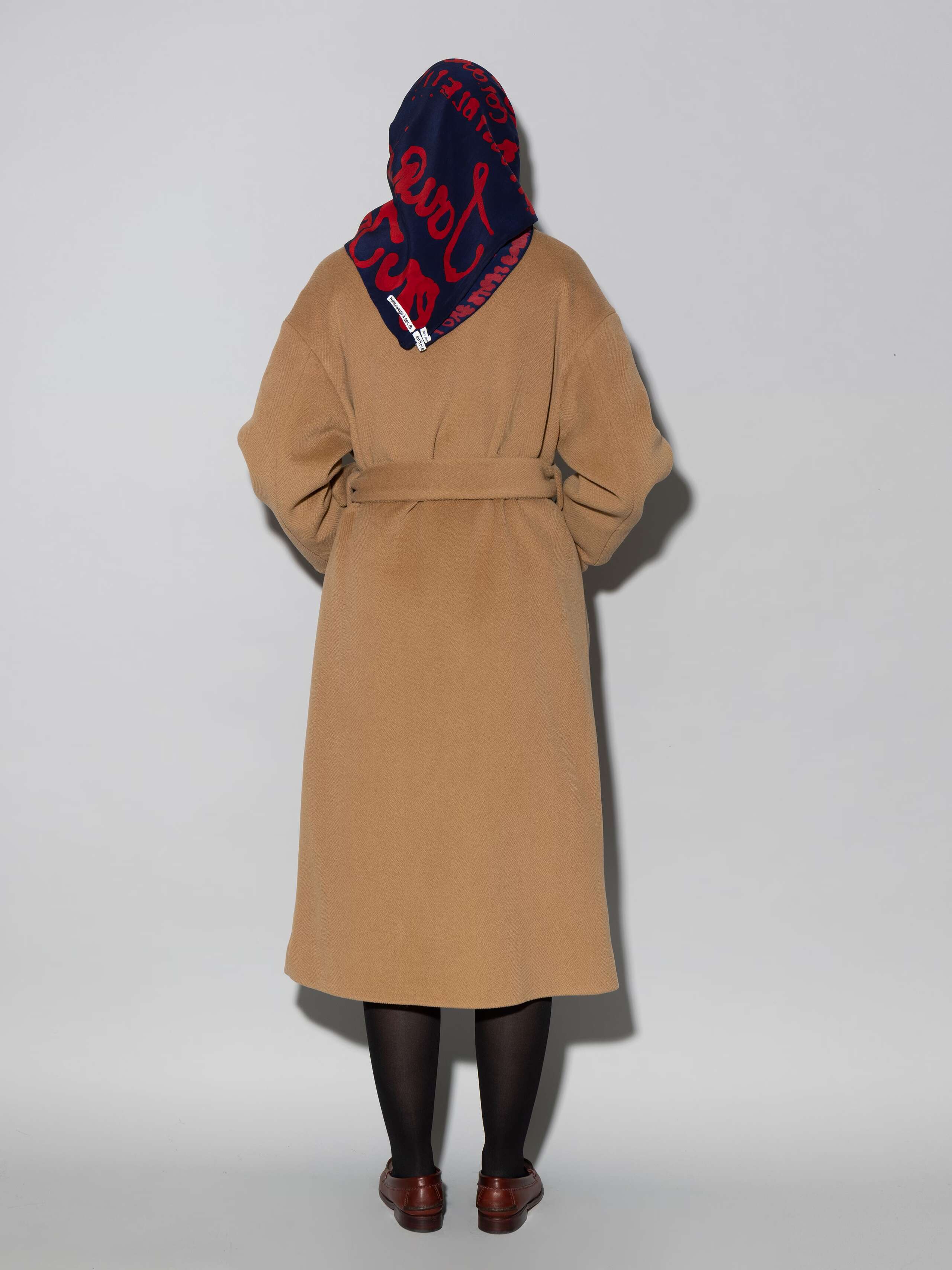 Vittore coat beige heavy wool