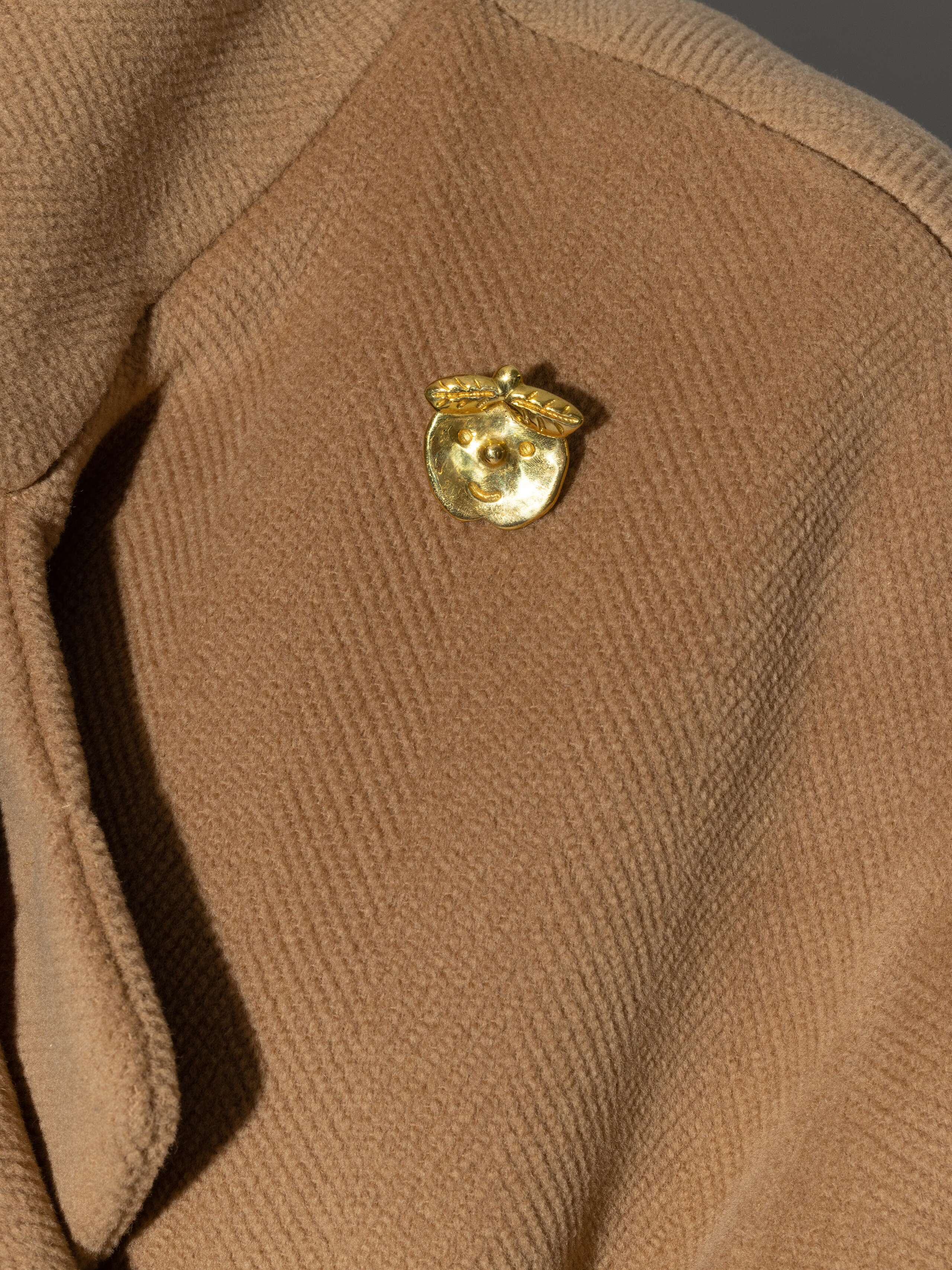 Vittore coat beige heavy wool