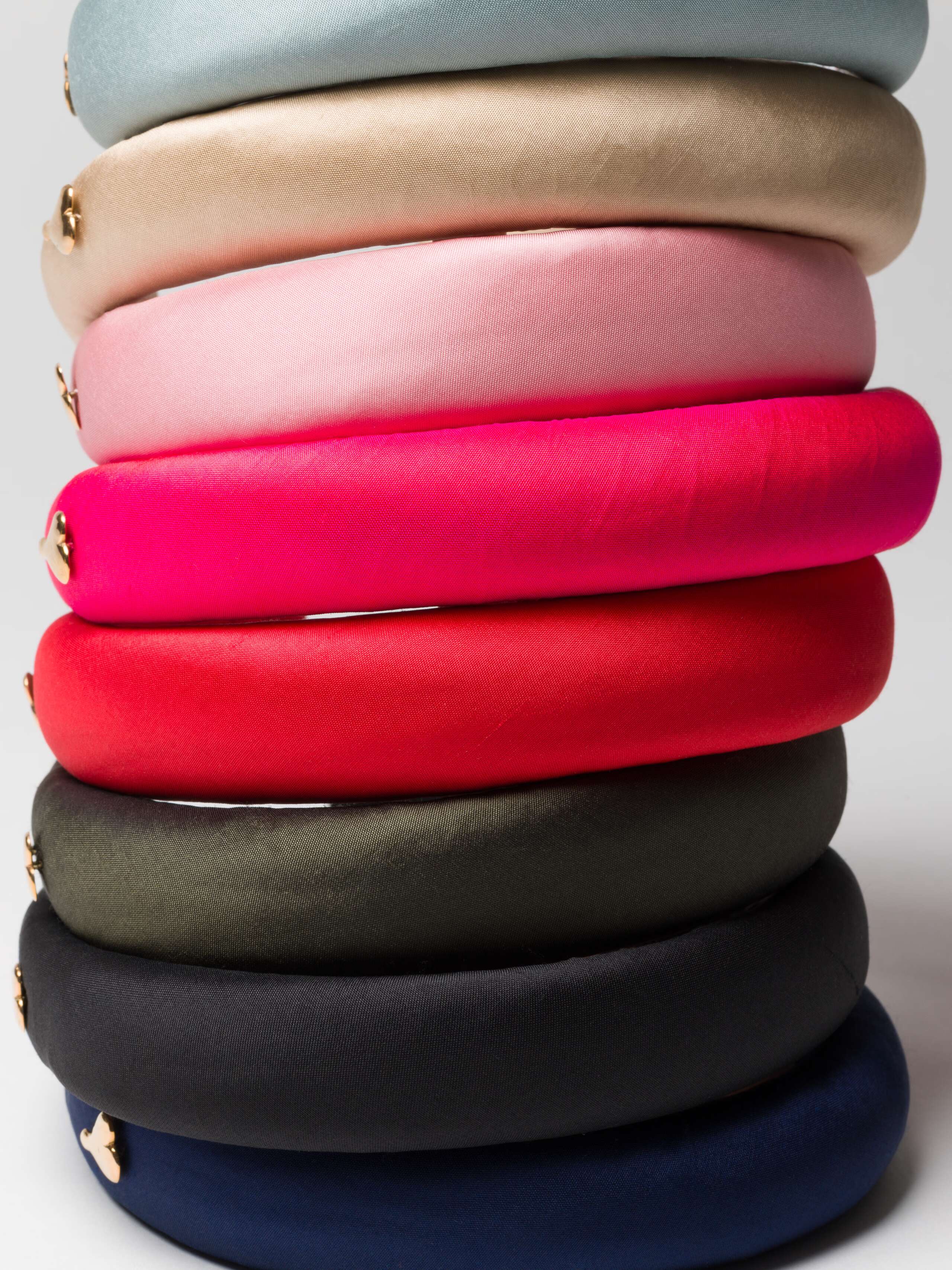 eight dpuion silk hairbands
