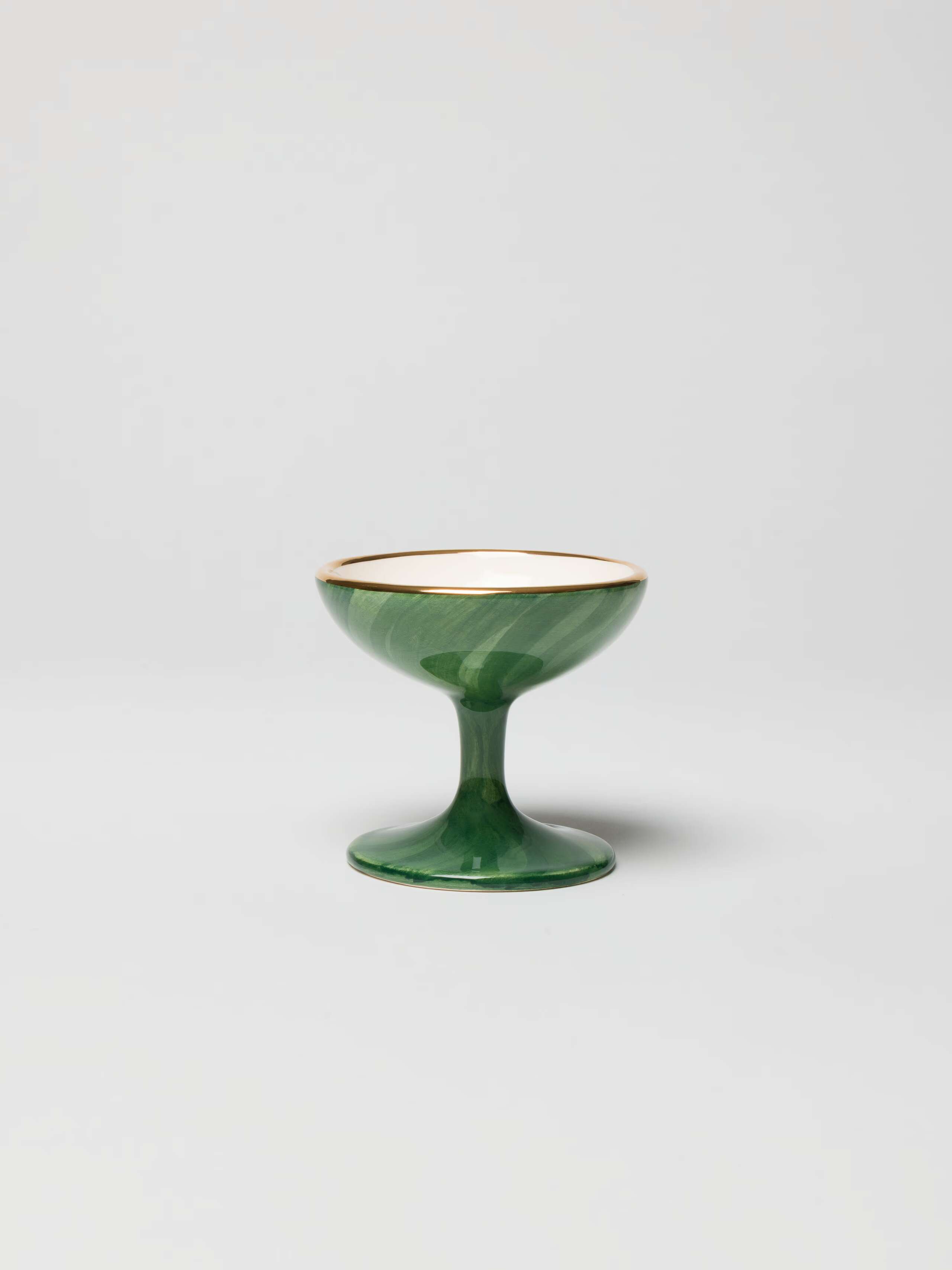 Ceramic Ice Cup in Linden Green
