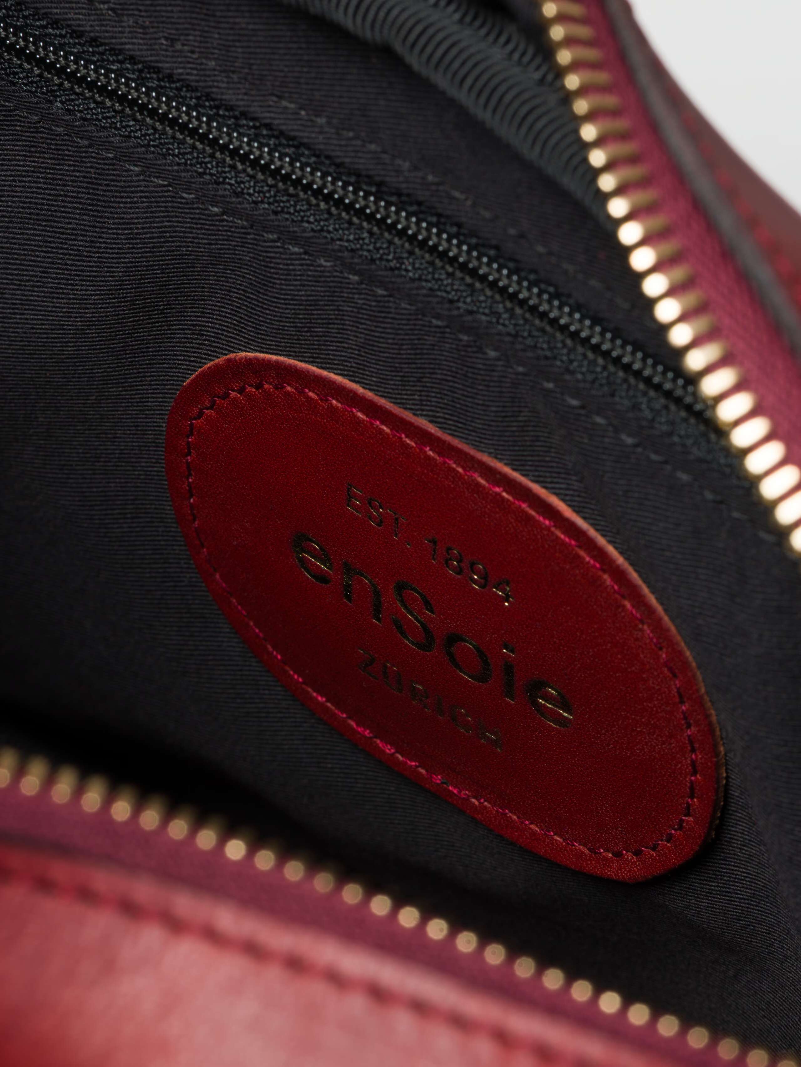 Péline bag in red leather