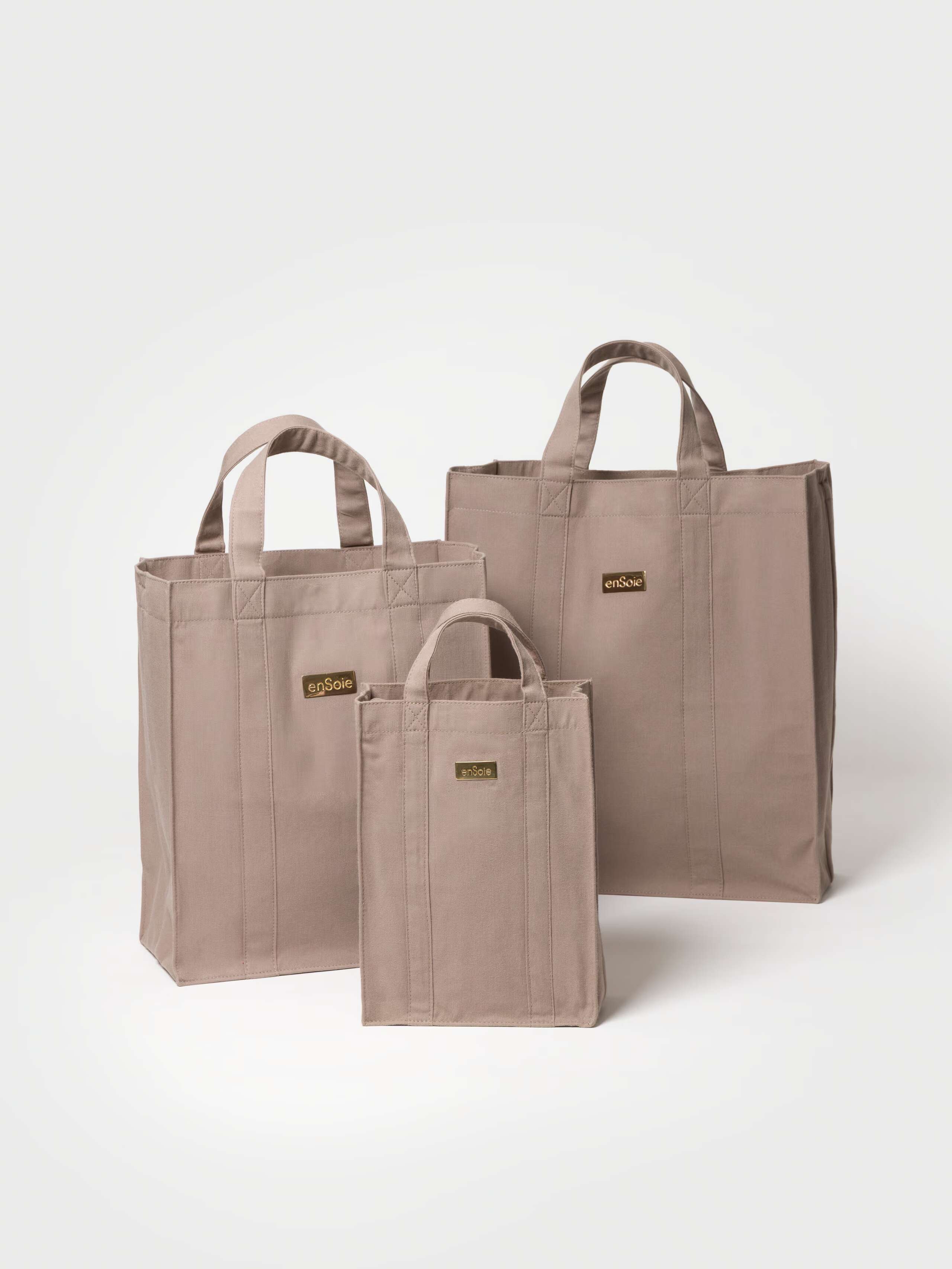 Cabas bag uni in Moonrock, overview