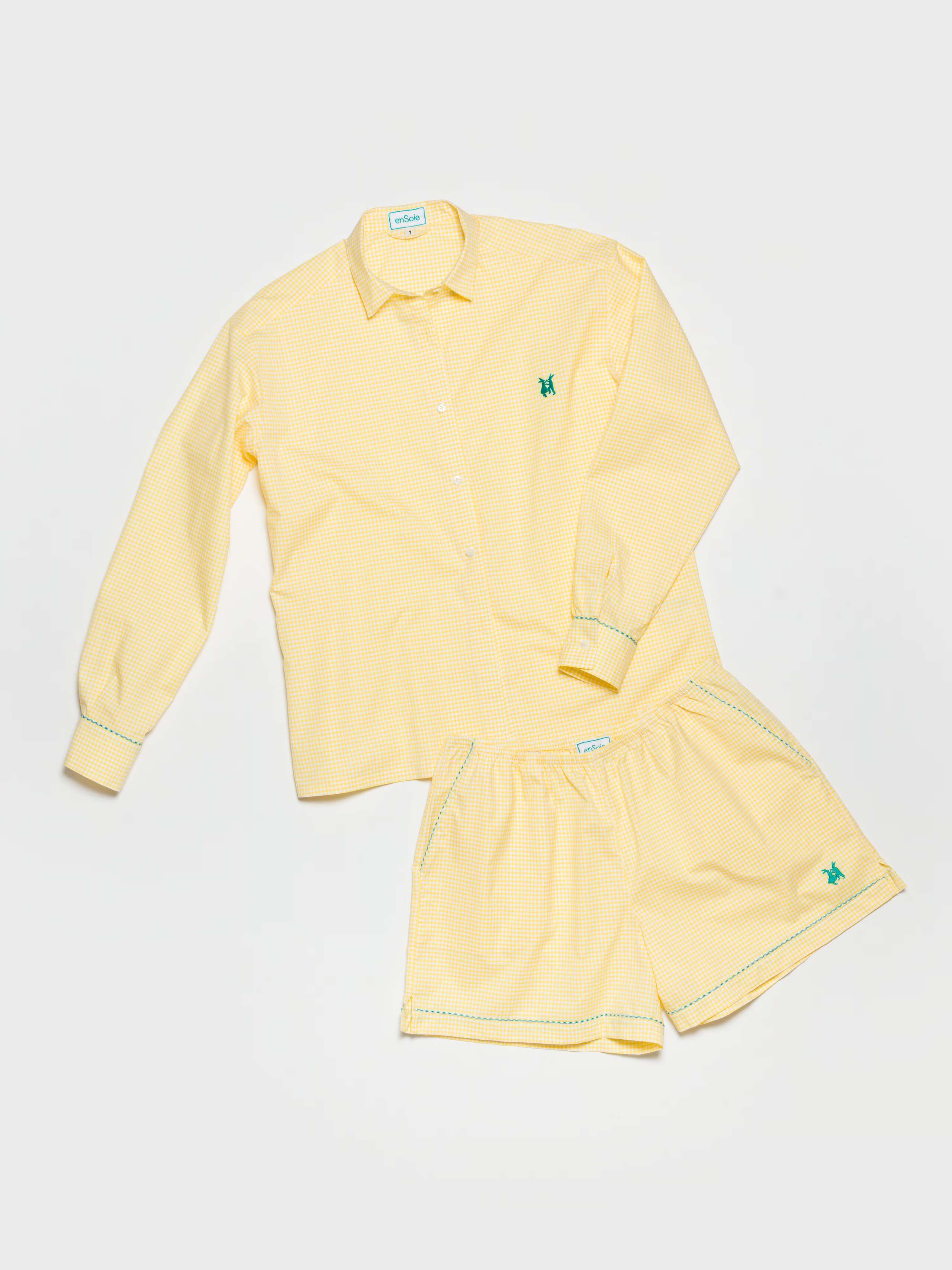 Daydream Set in yellow vichy