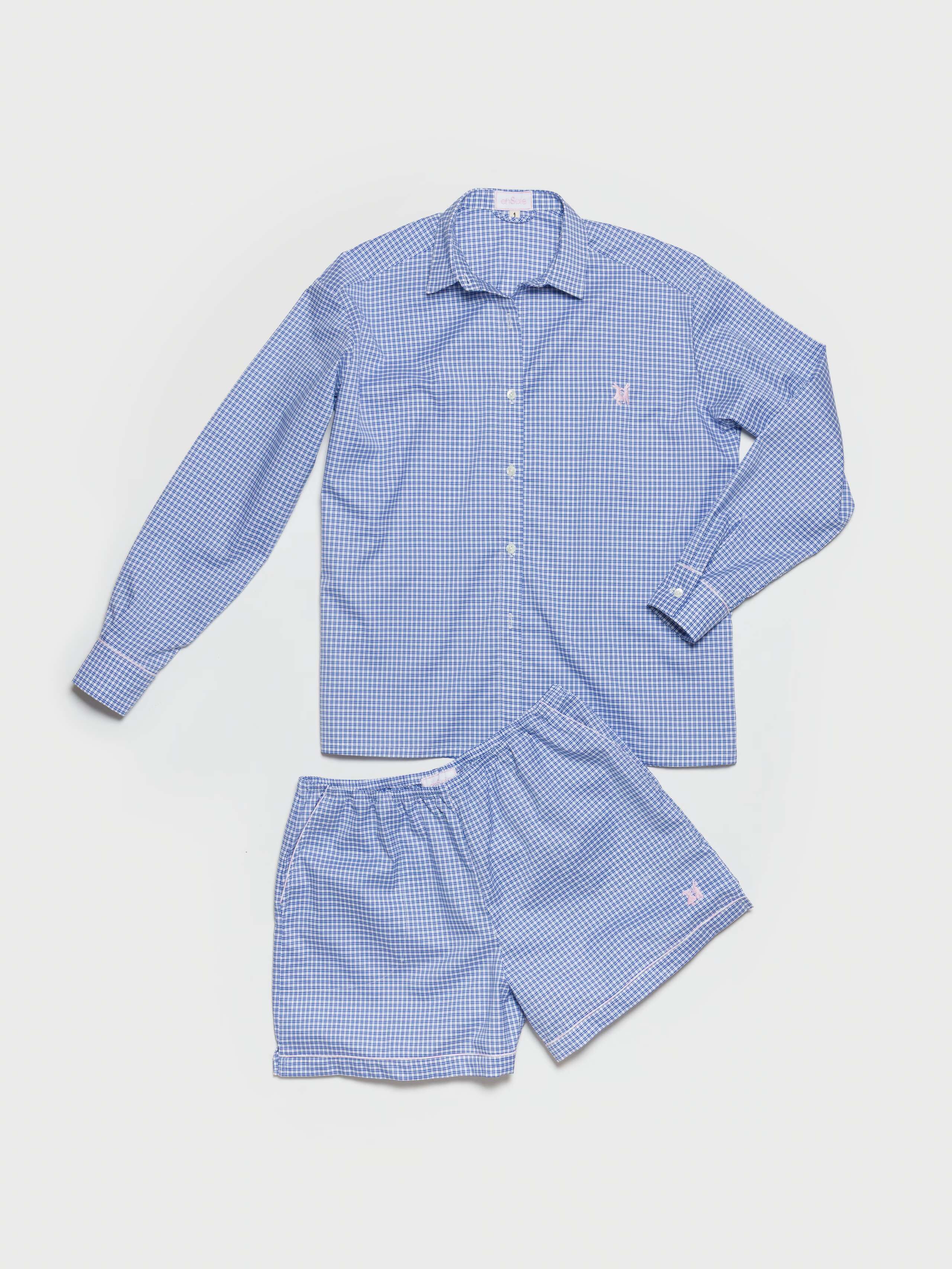 Daydream Set in Midnight Navy check