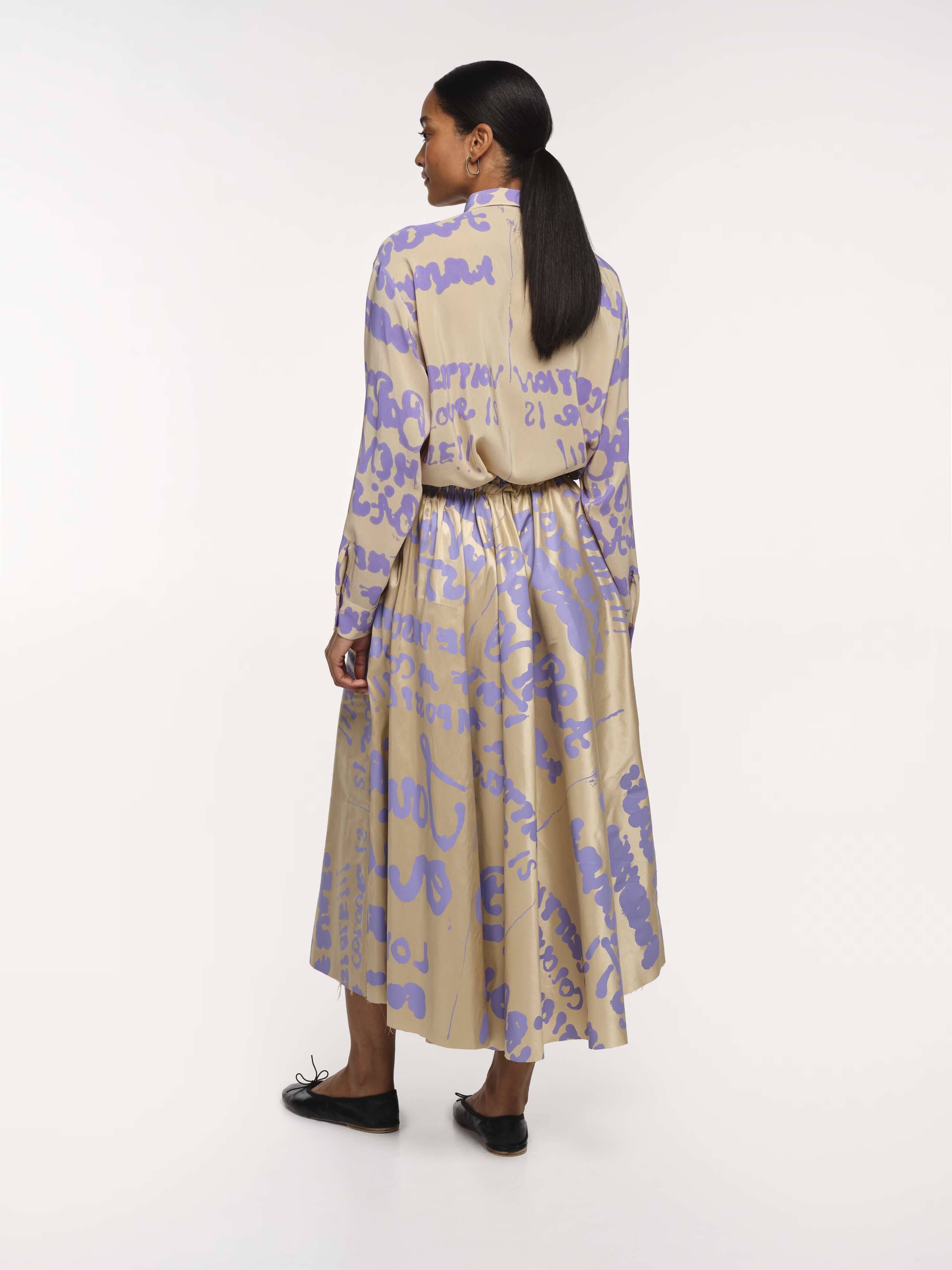 Berta proverb skirt in beige
