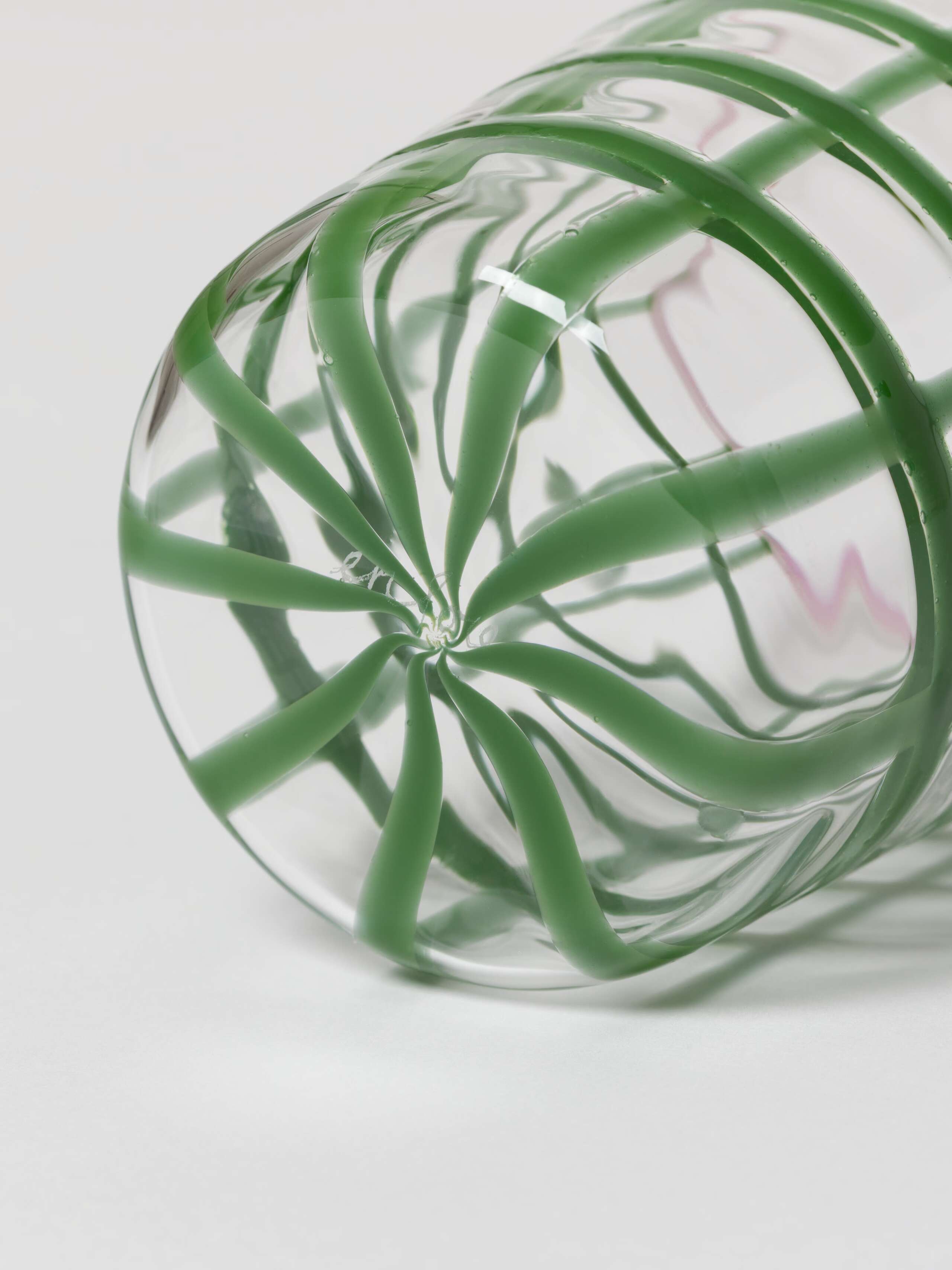Glass Cup, Linden Green bottom