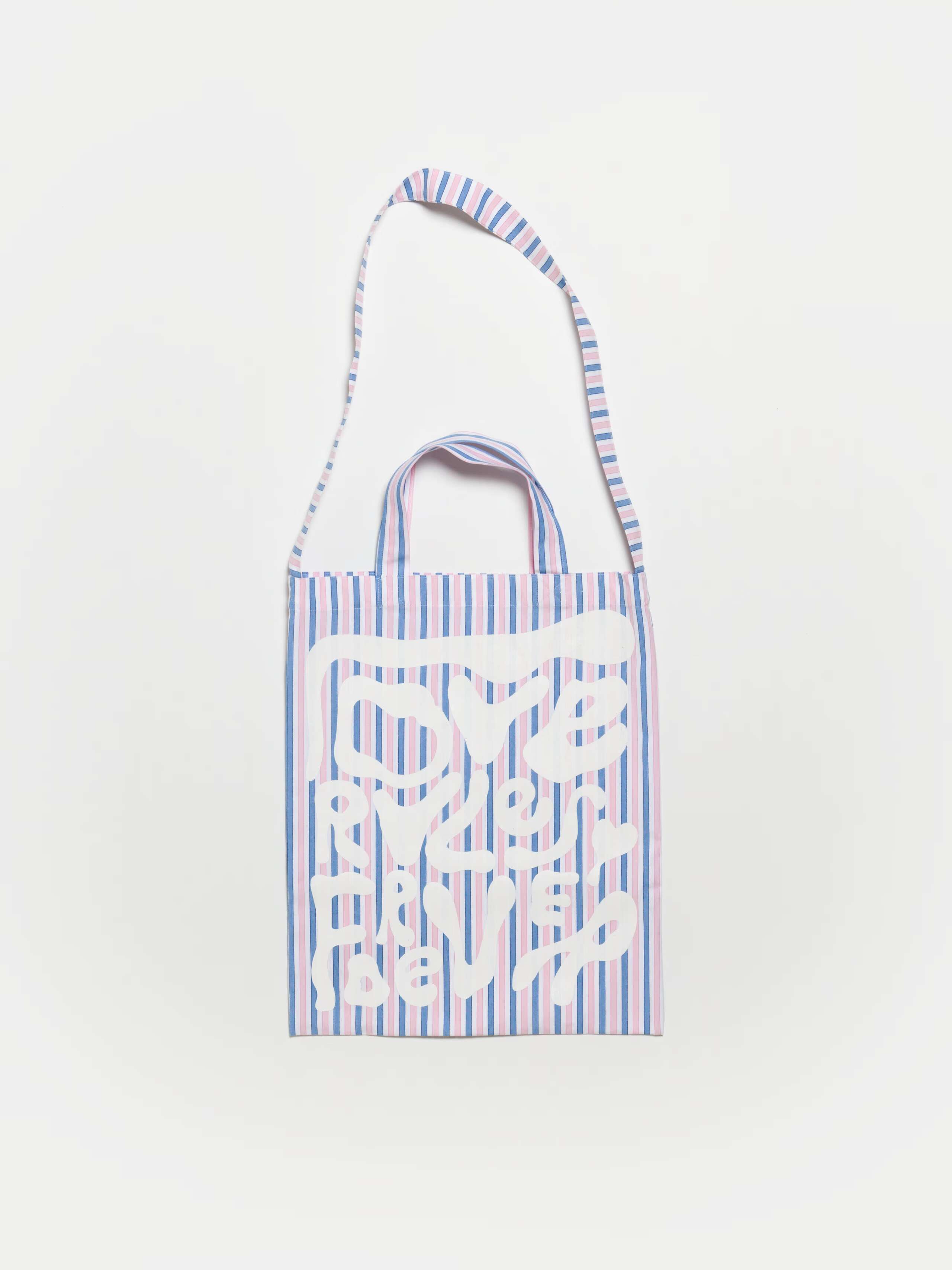 Product Shot Carry All Bag in Oxford Stripes Pink 