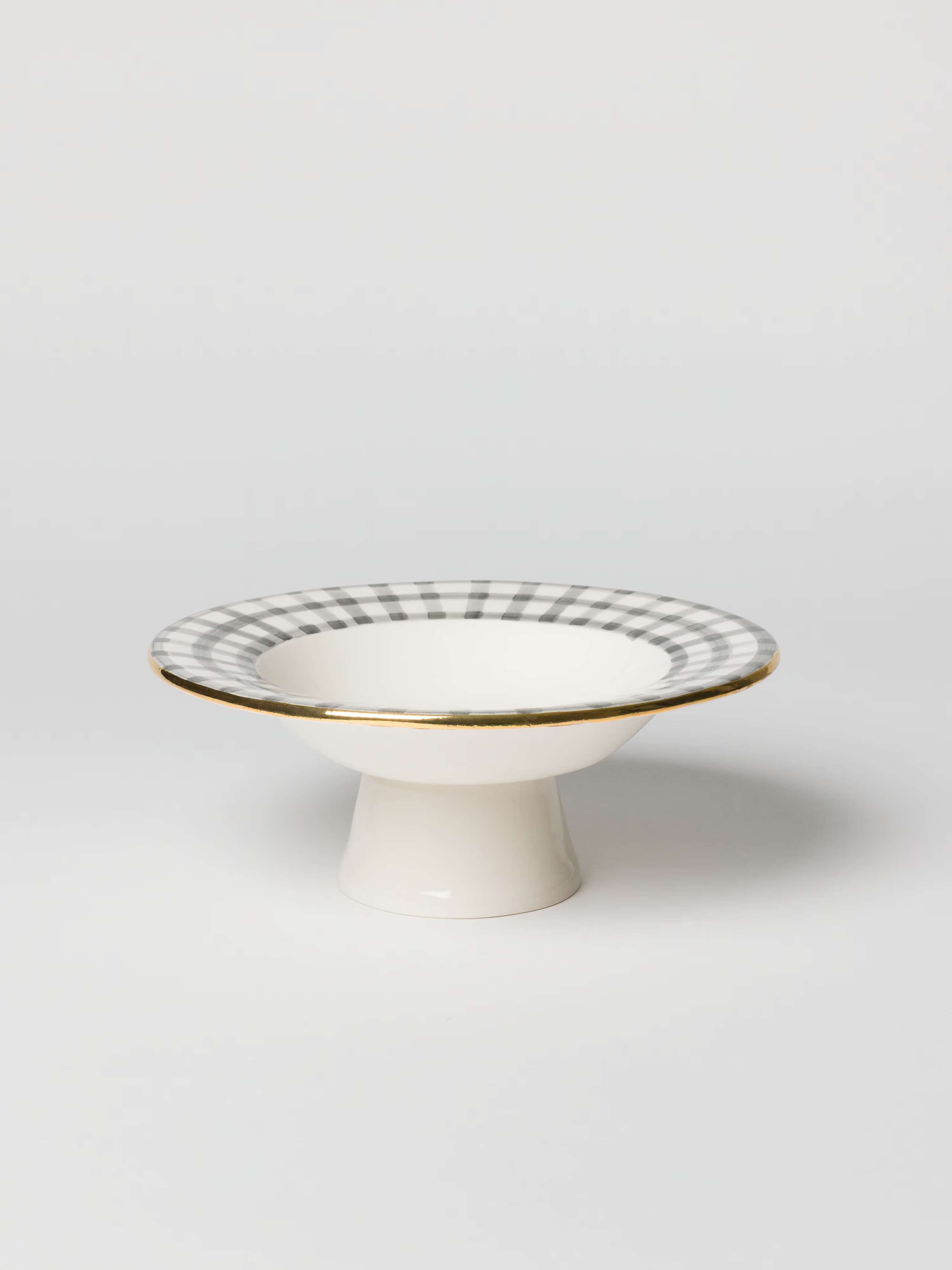 Blythe etagere bowl in Black vichy