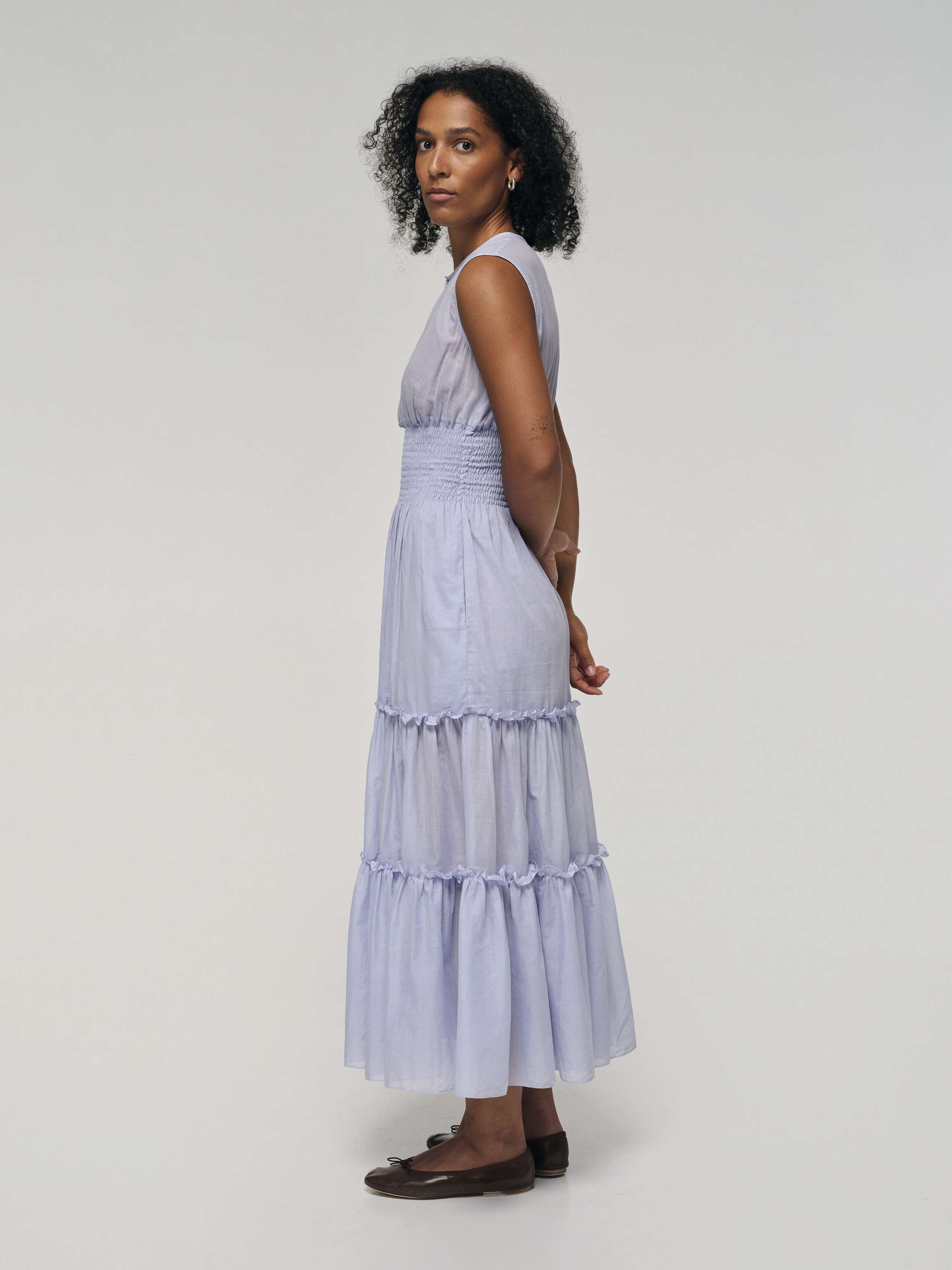 Ashley dress in light blue