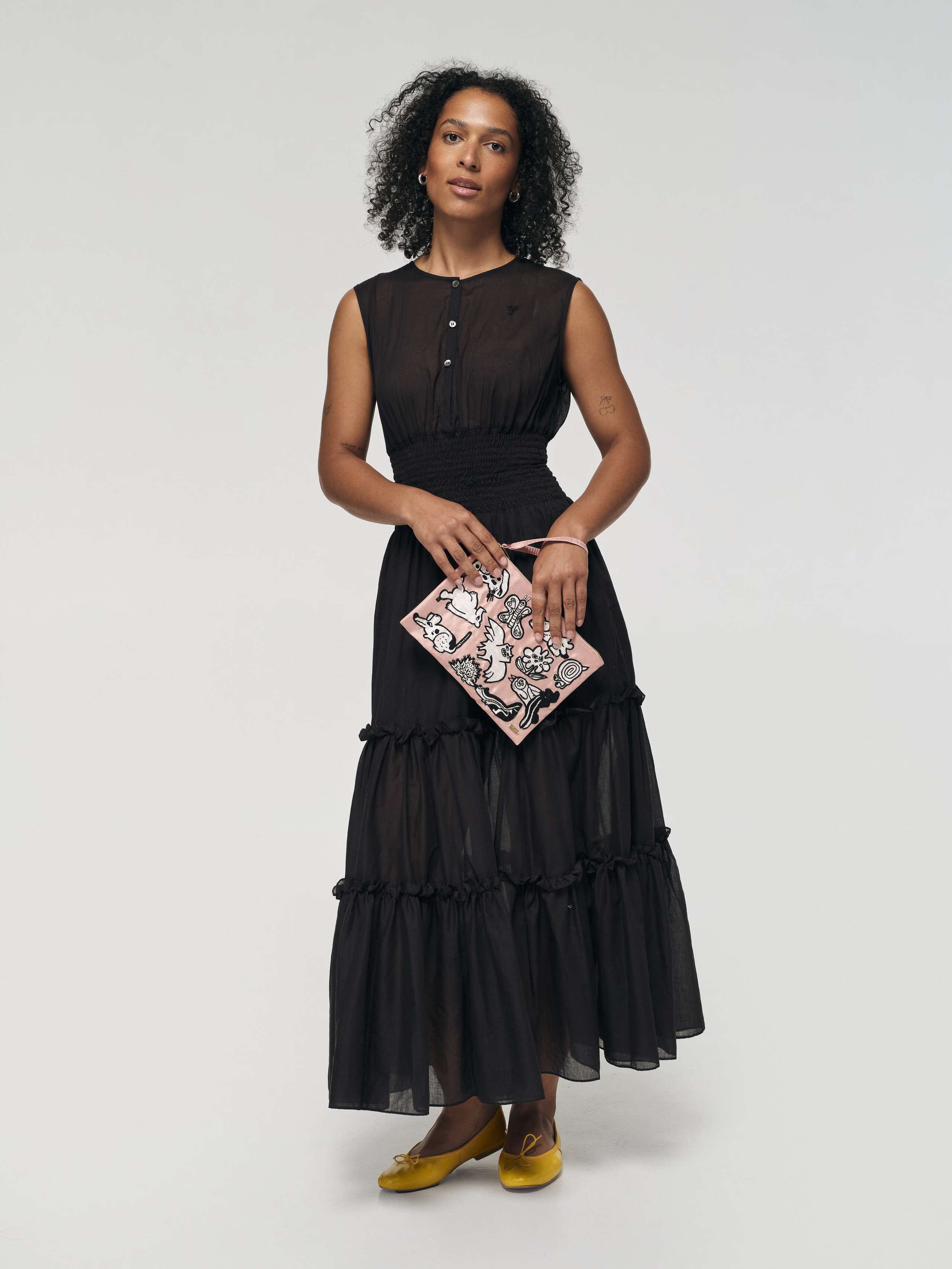Ashley dress in light black