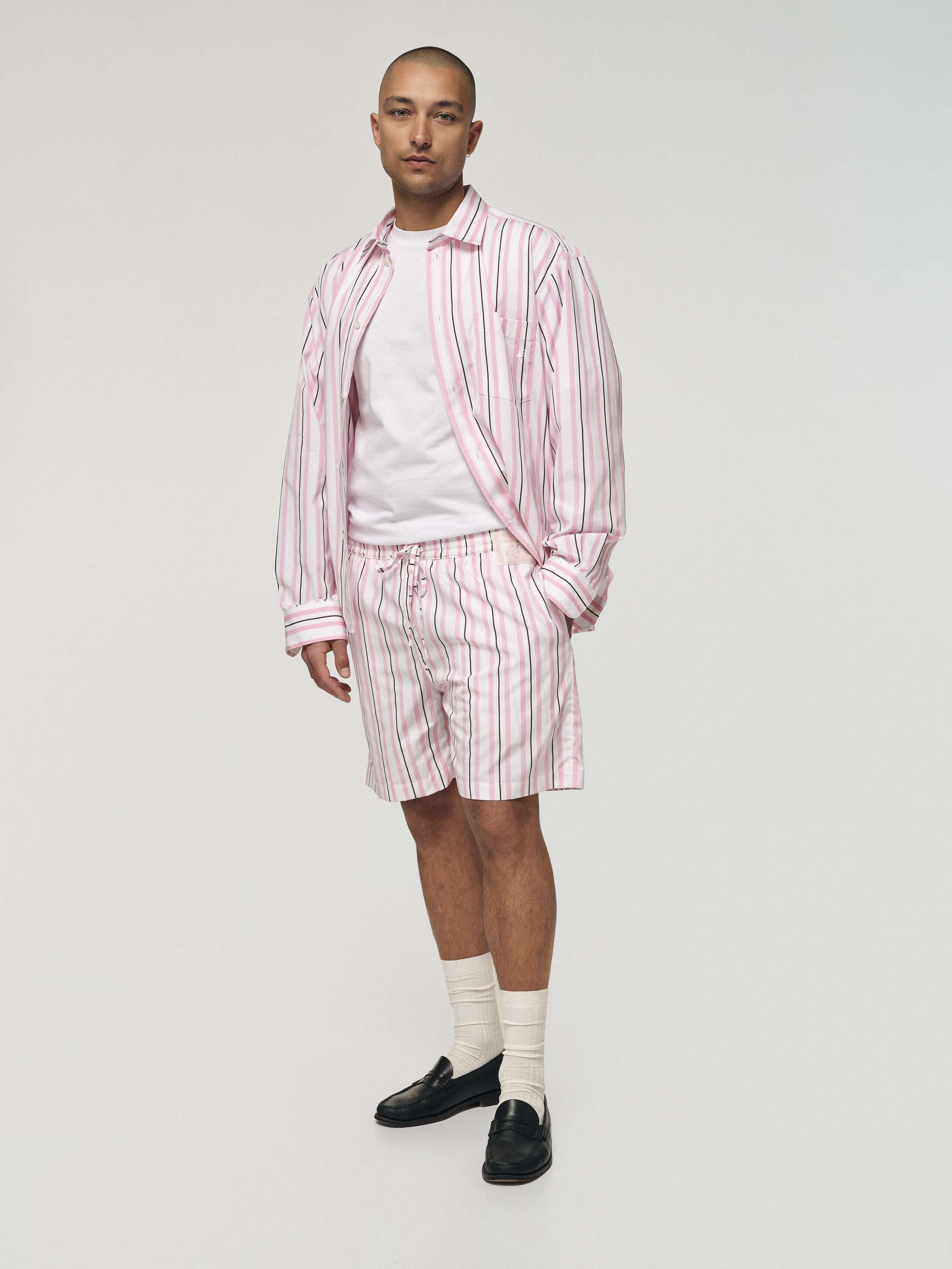Allen Pants in Rose stripe