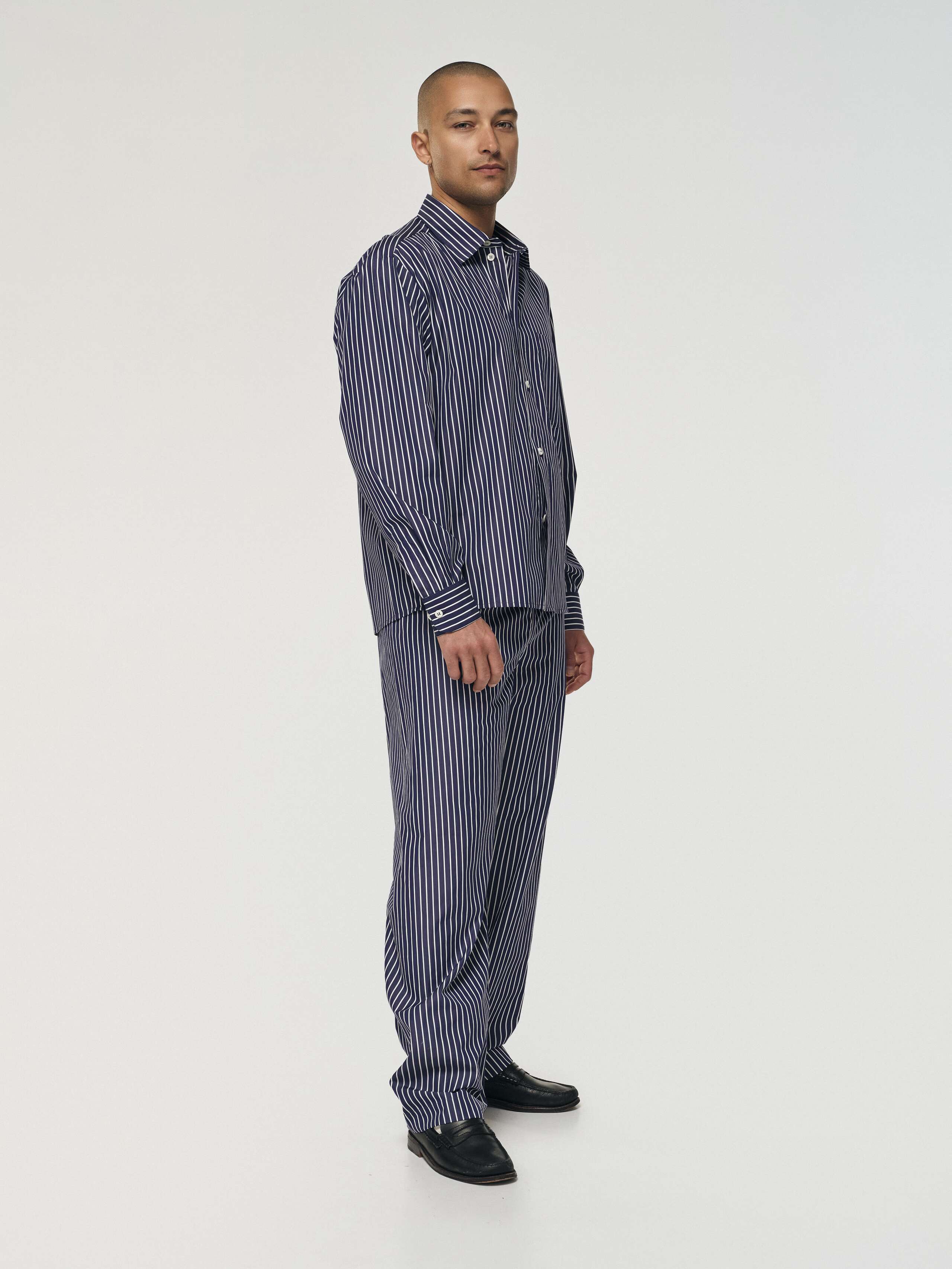Kumi pants in navy stripes