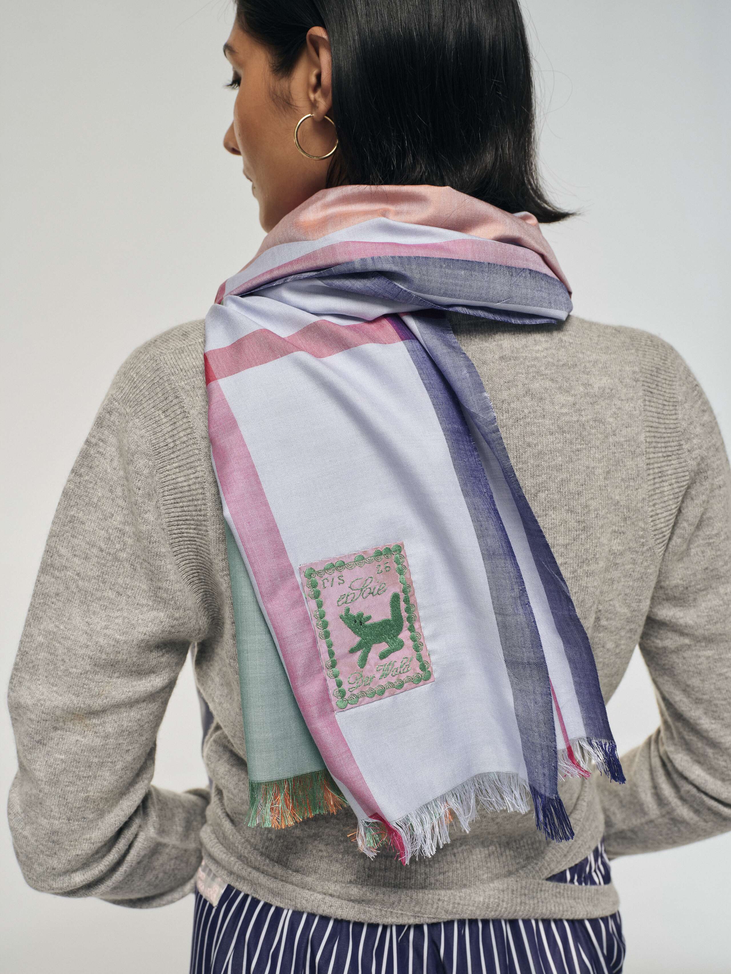 Product Shot of Satu Scarf in New Beginnings 