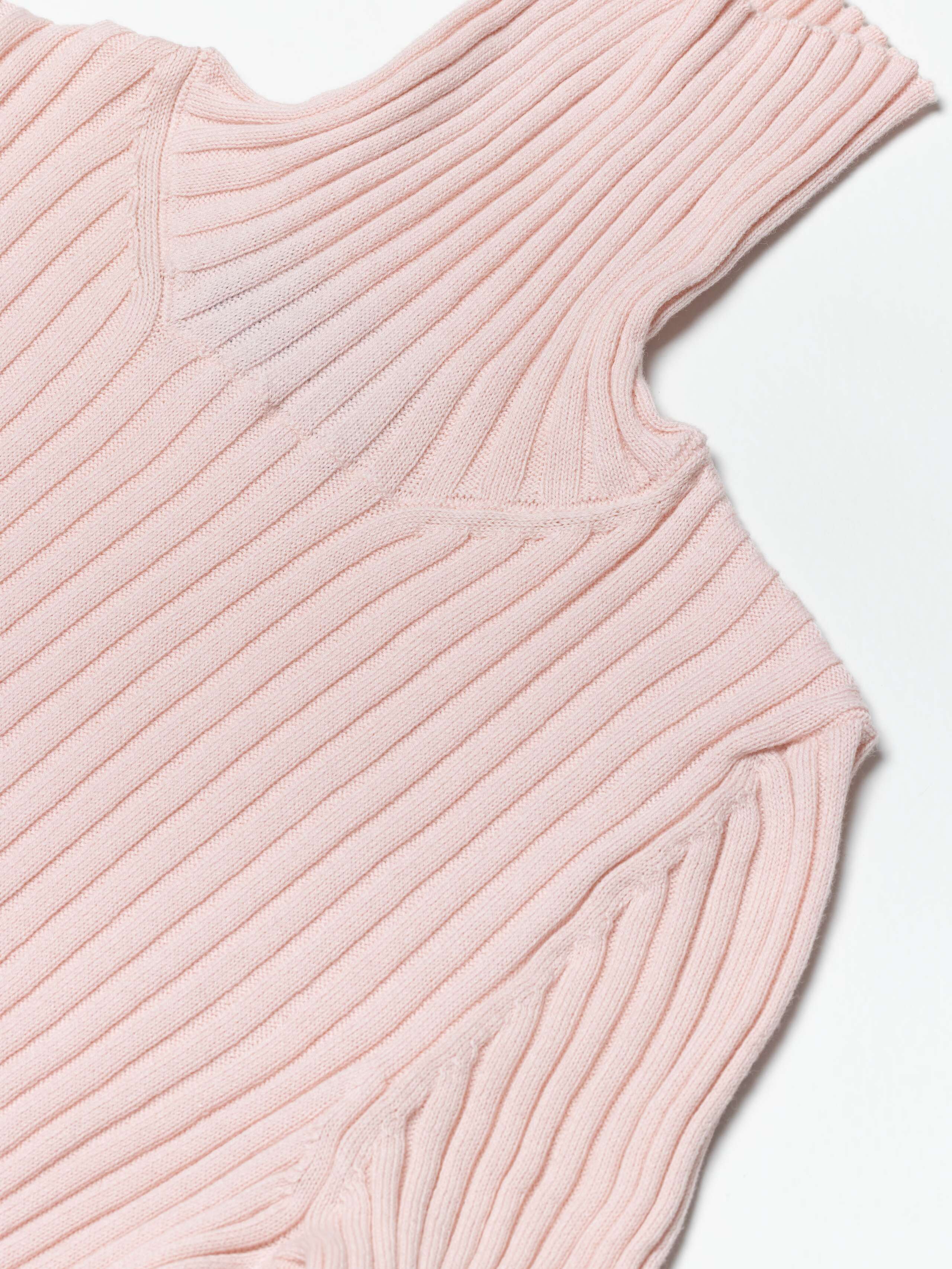 Detail Shot of Josie Cardigan in Fleur Rose 