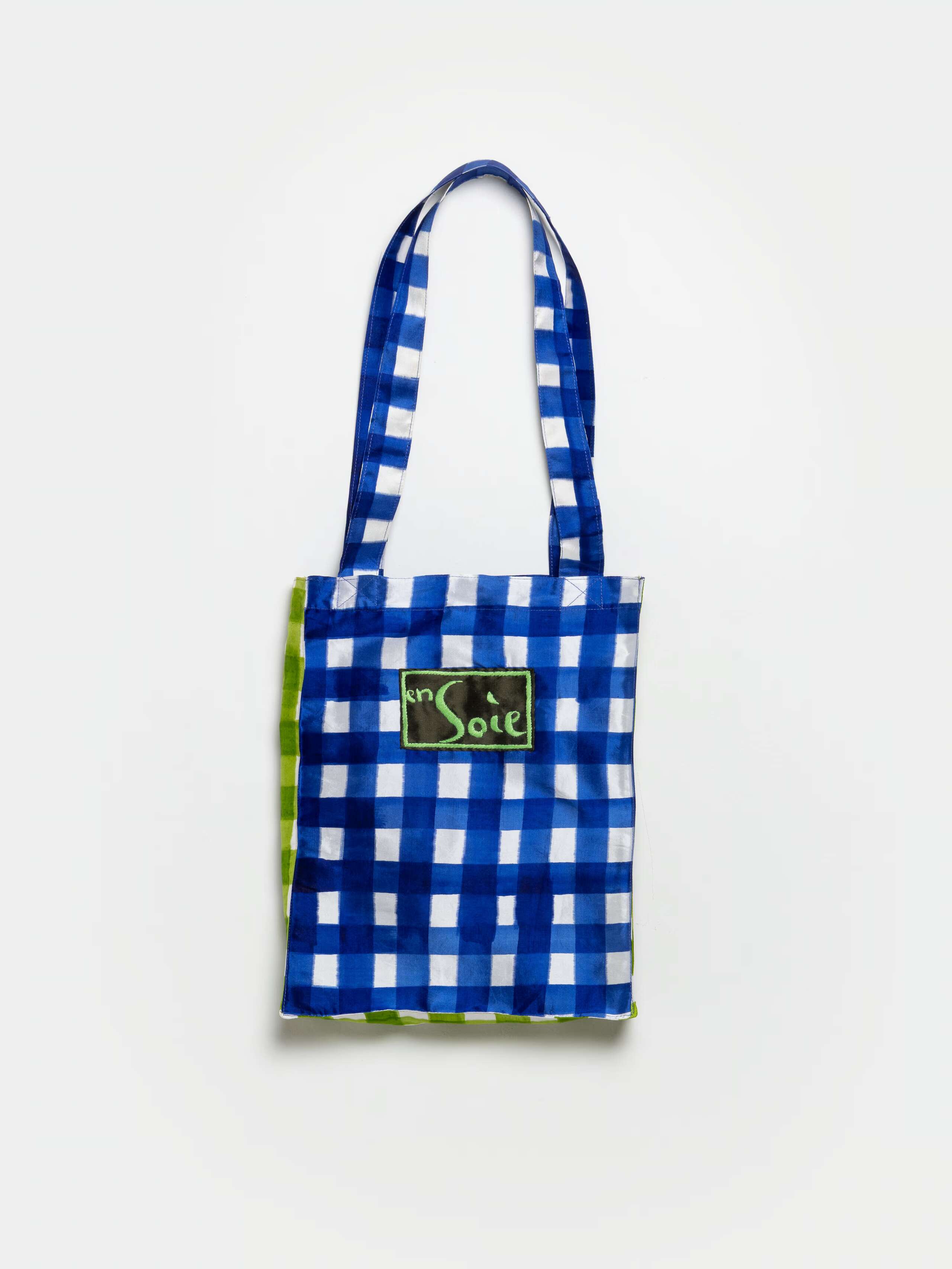 Product Shot of Carry Less Bag Doupion Silk in Ocean Blue