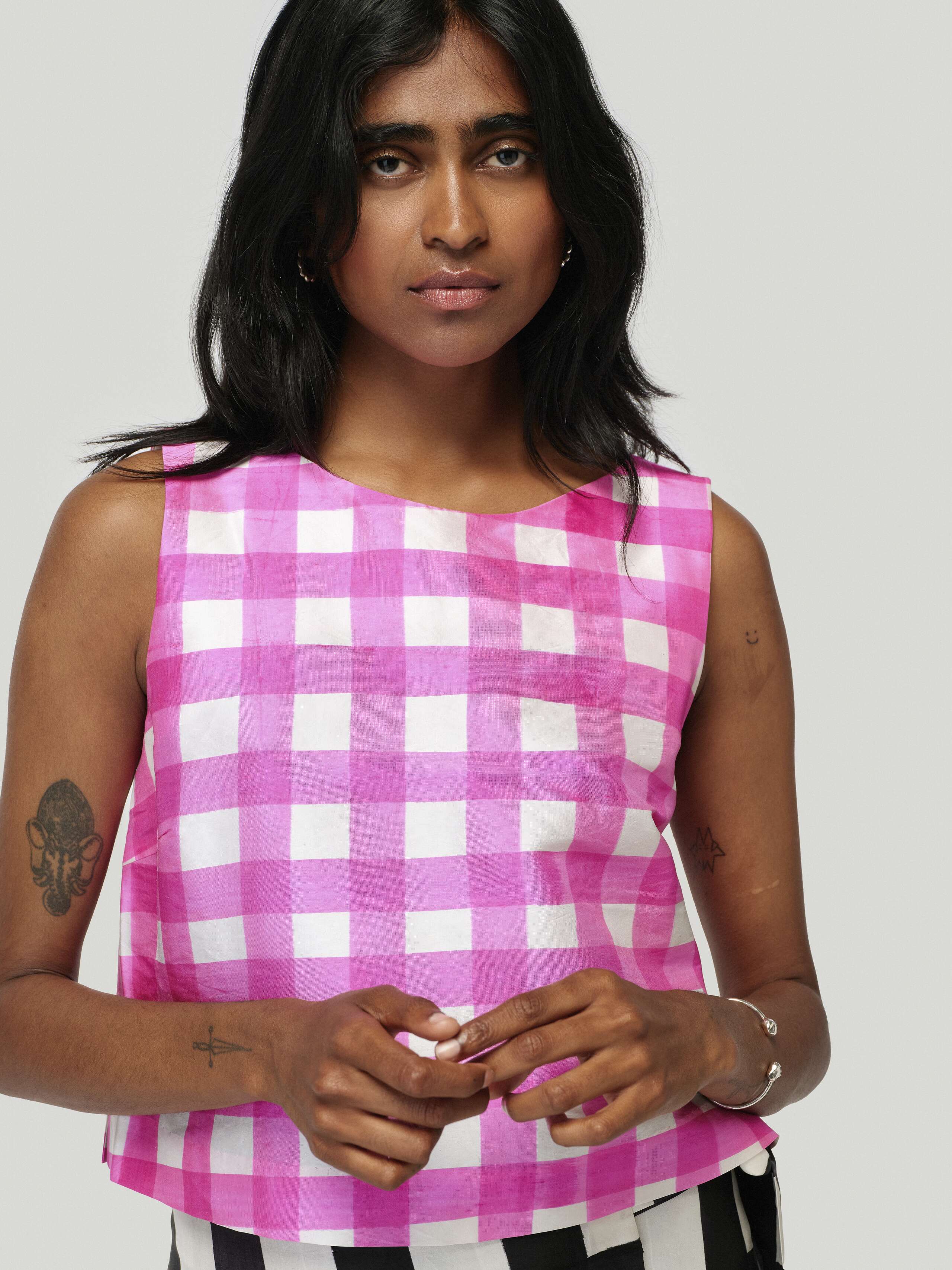 Product Shot of Junko Top in Olive Green