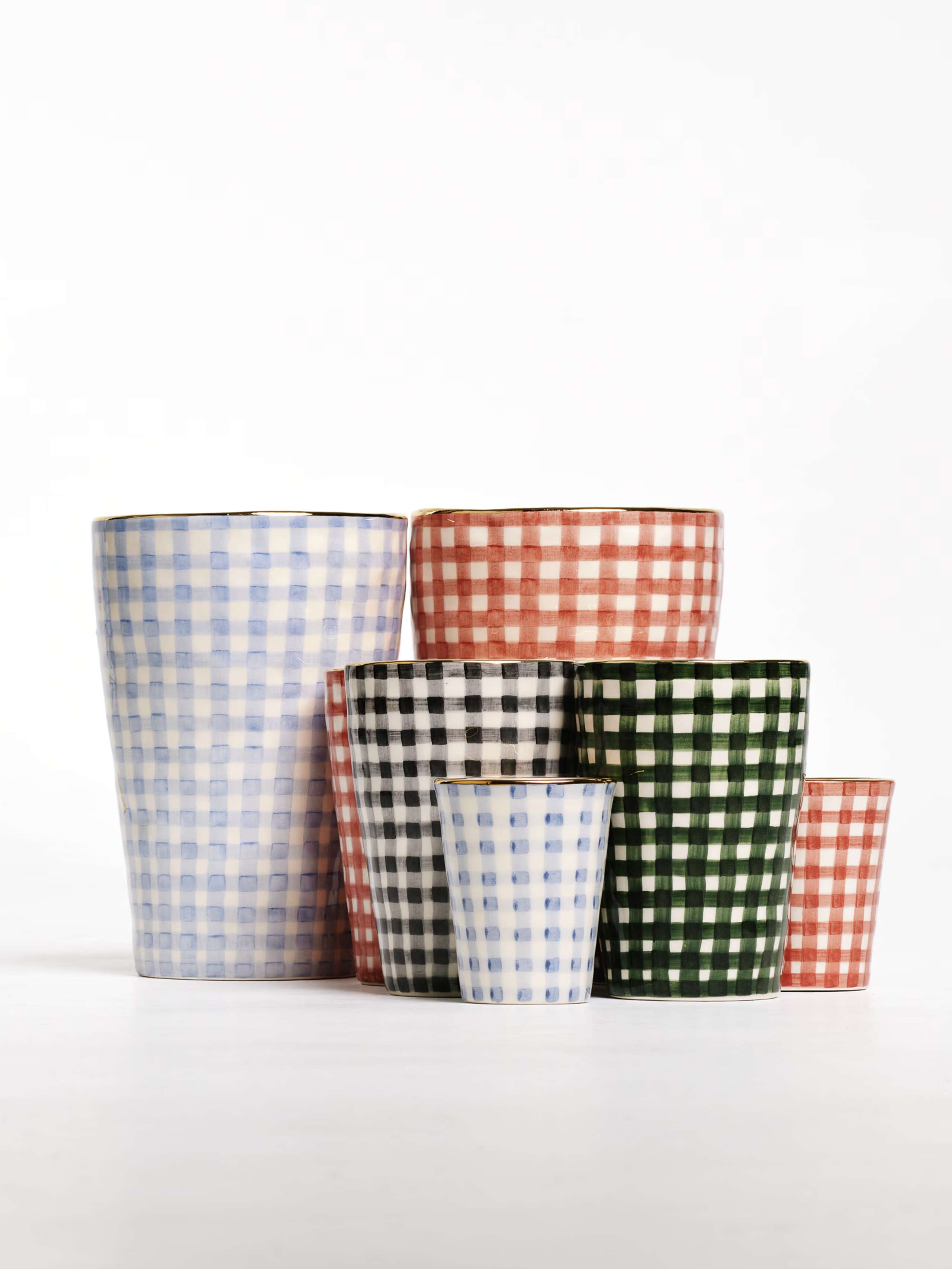 Mood Vichy ceramic vases