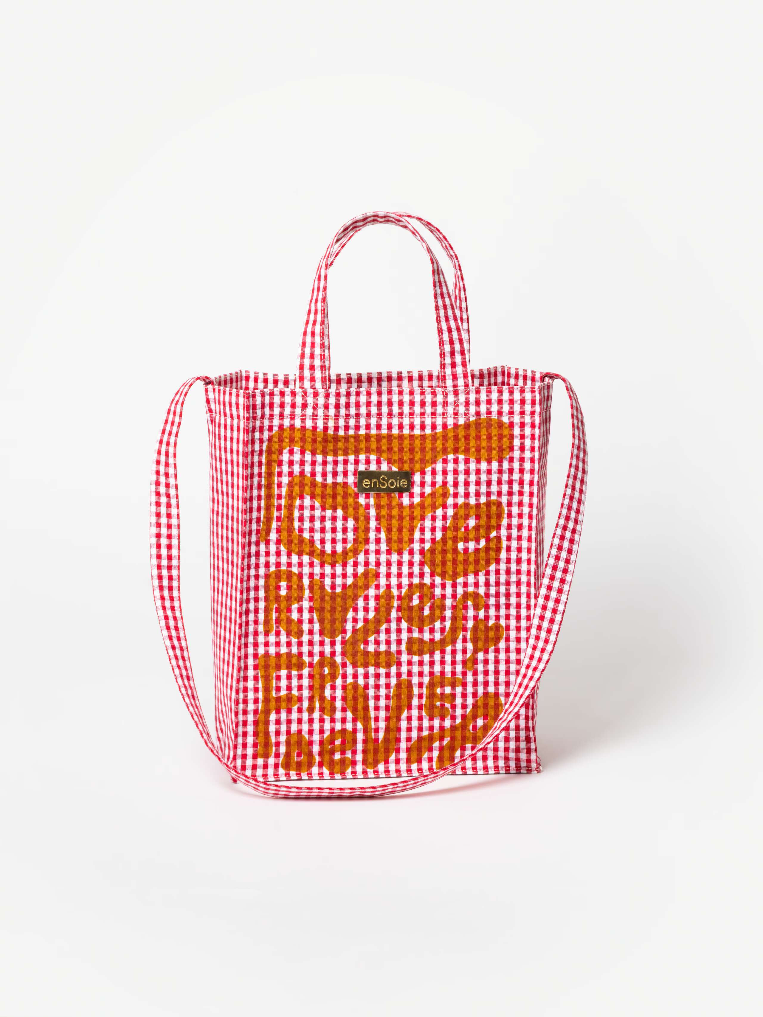 Product Shot of LRF Cabas Bag in enSoie Red