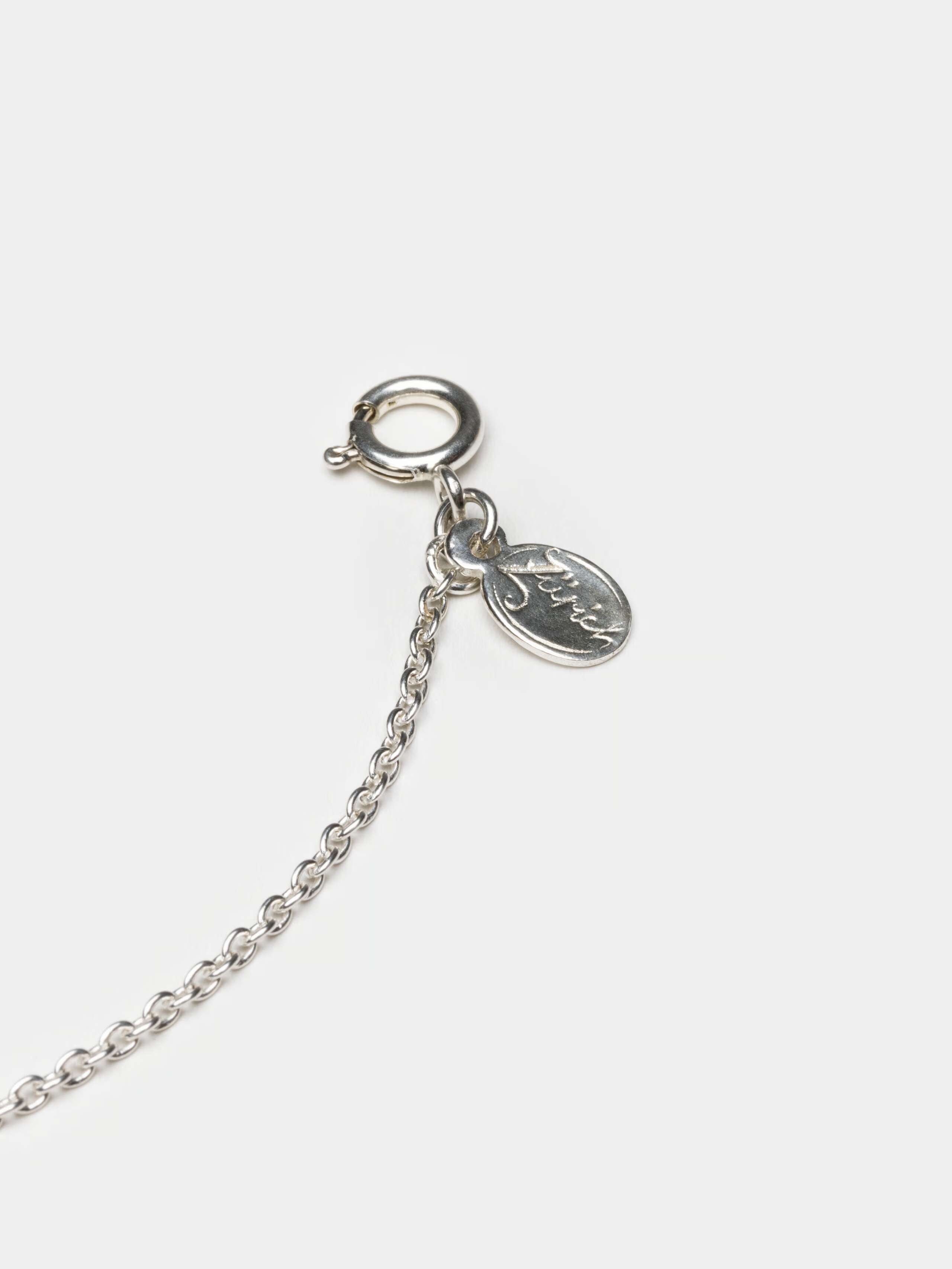 Detail Shot of Love Luck Hope Bracelet Silver 