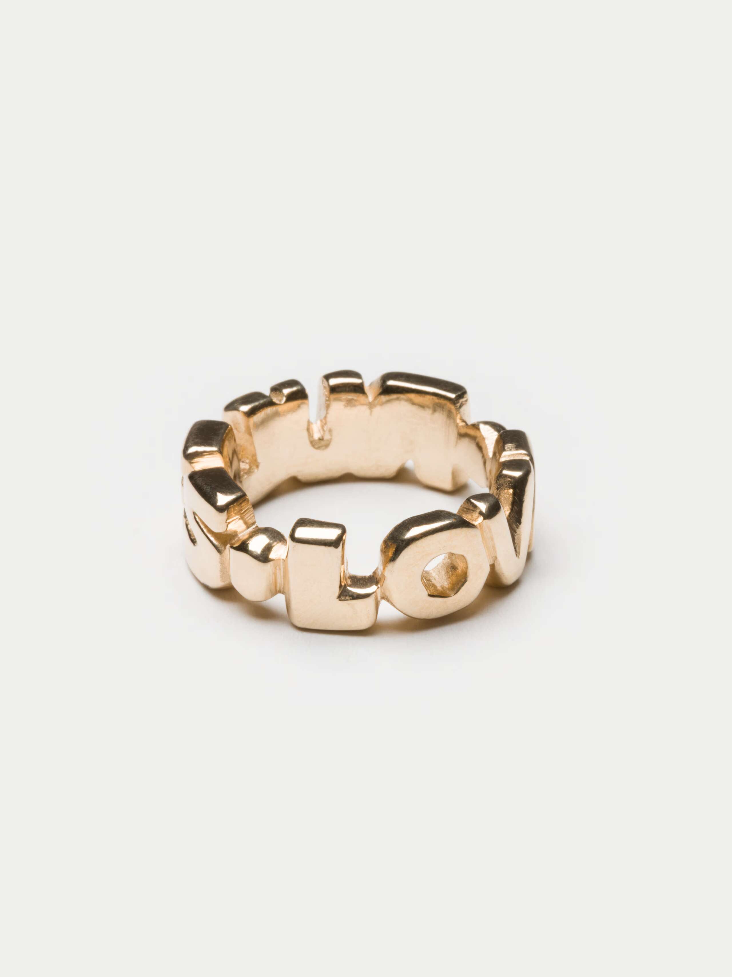 Product Shot of LRF Ring in Gold