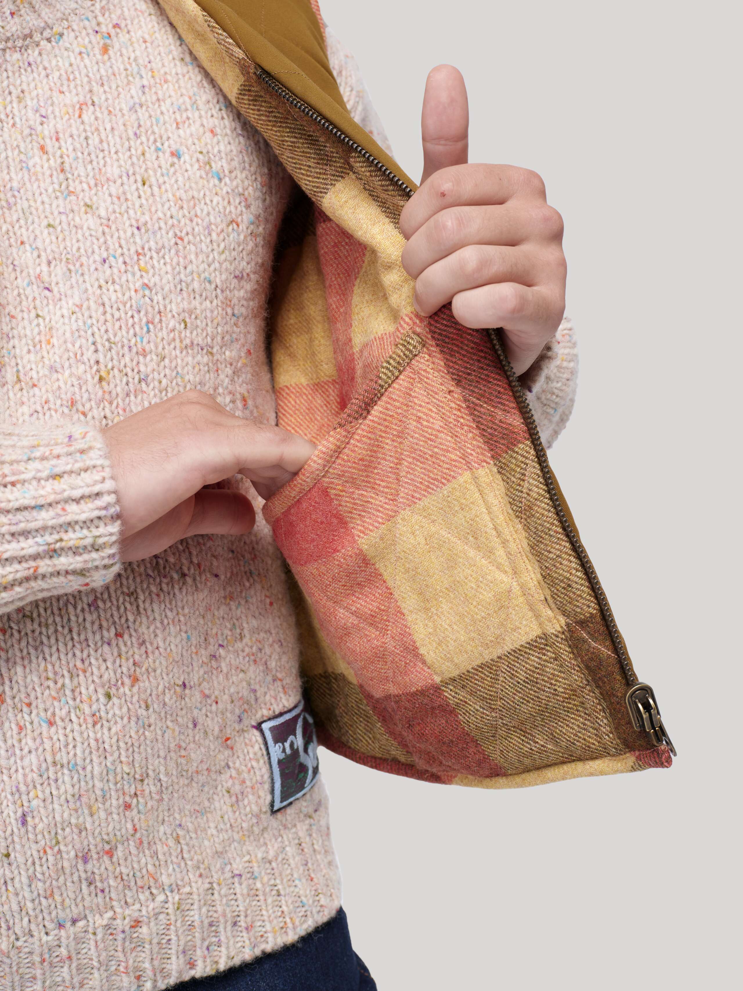 Bobby vest, reversible