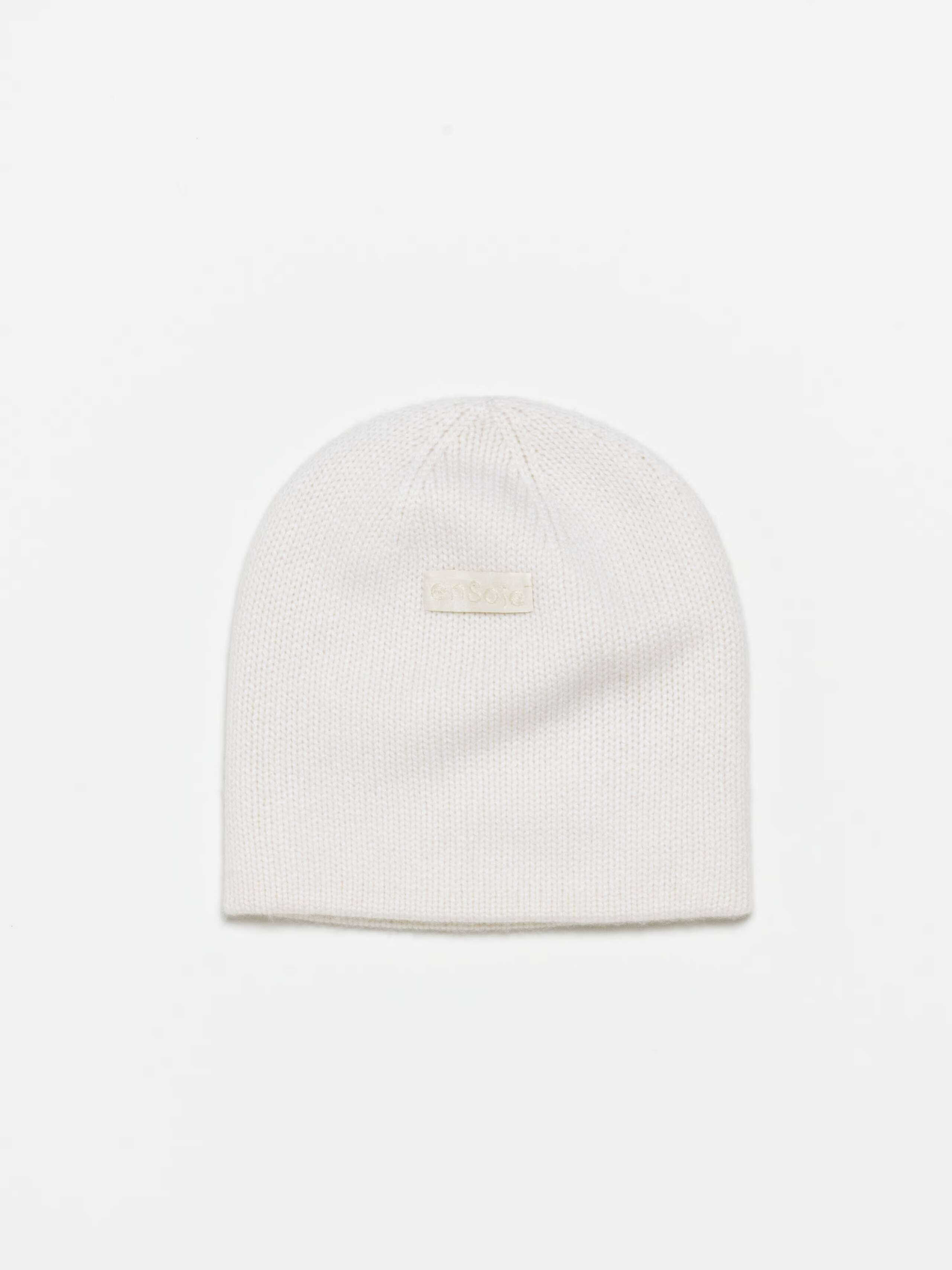 Product Shot of Sevi Beanie in White