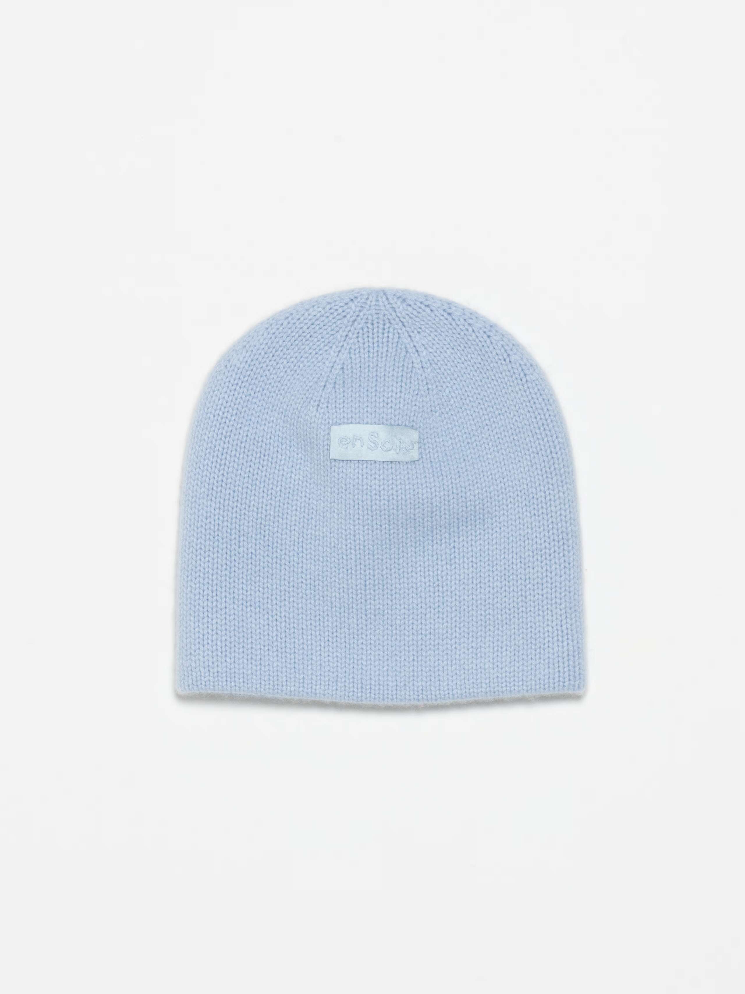 Product Shot of Sevi Beanie in Light Blue