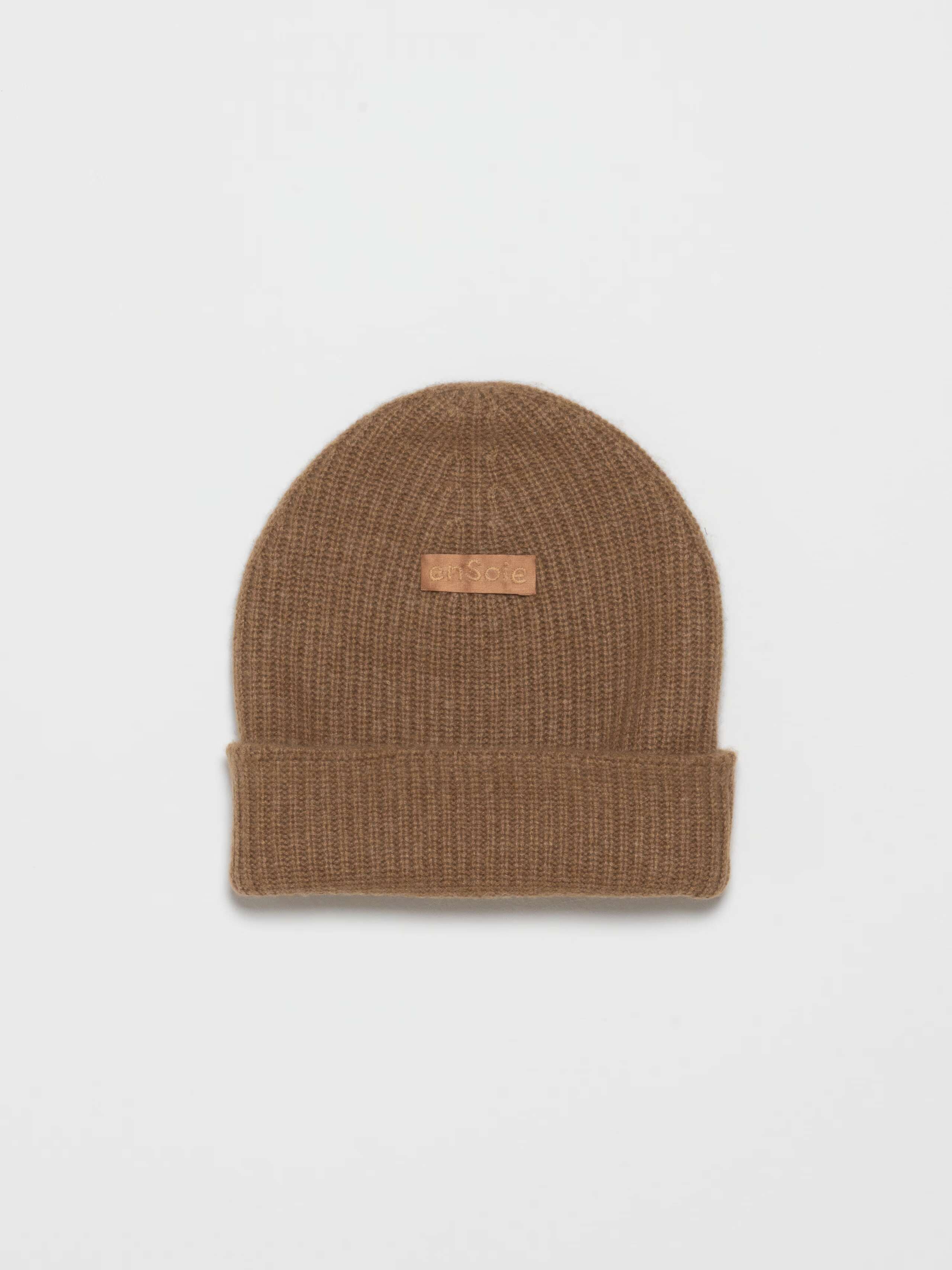 Product Shot of Bree Beanie in Caramel