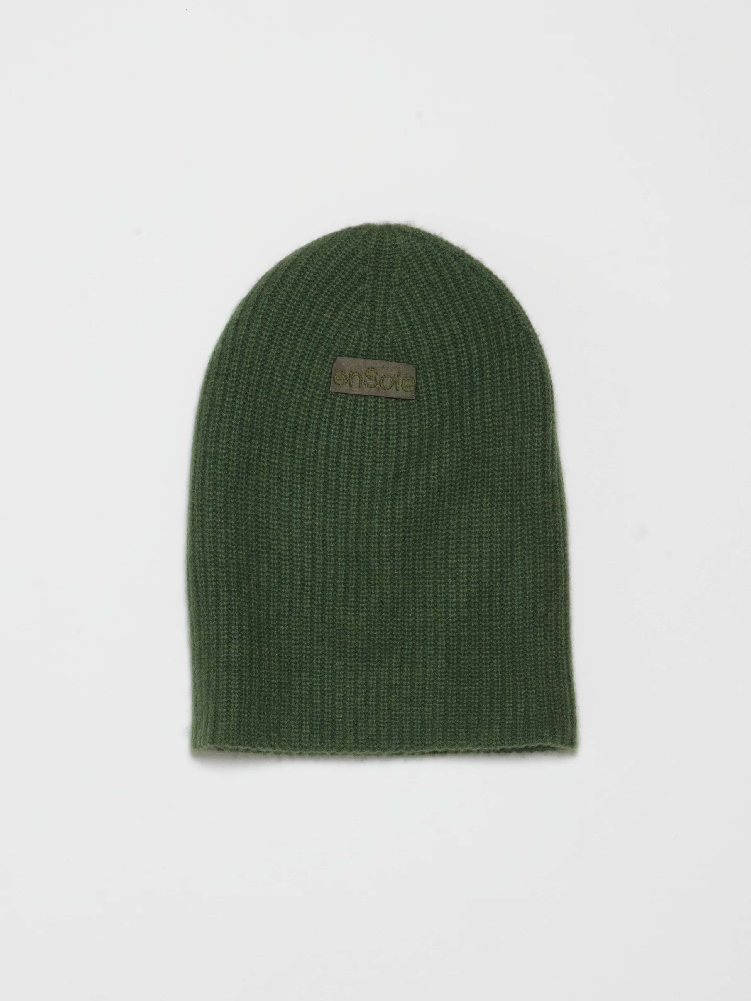Product Shot of Bree Beanie in Dk. Green