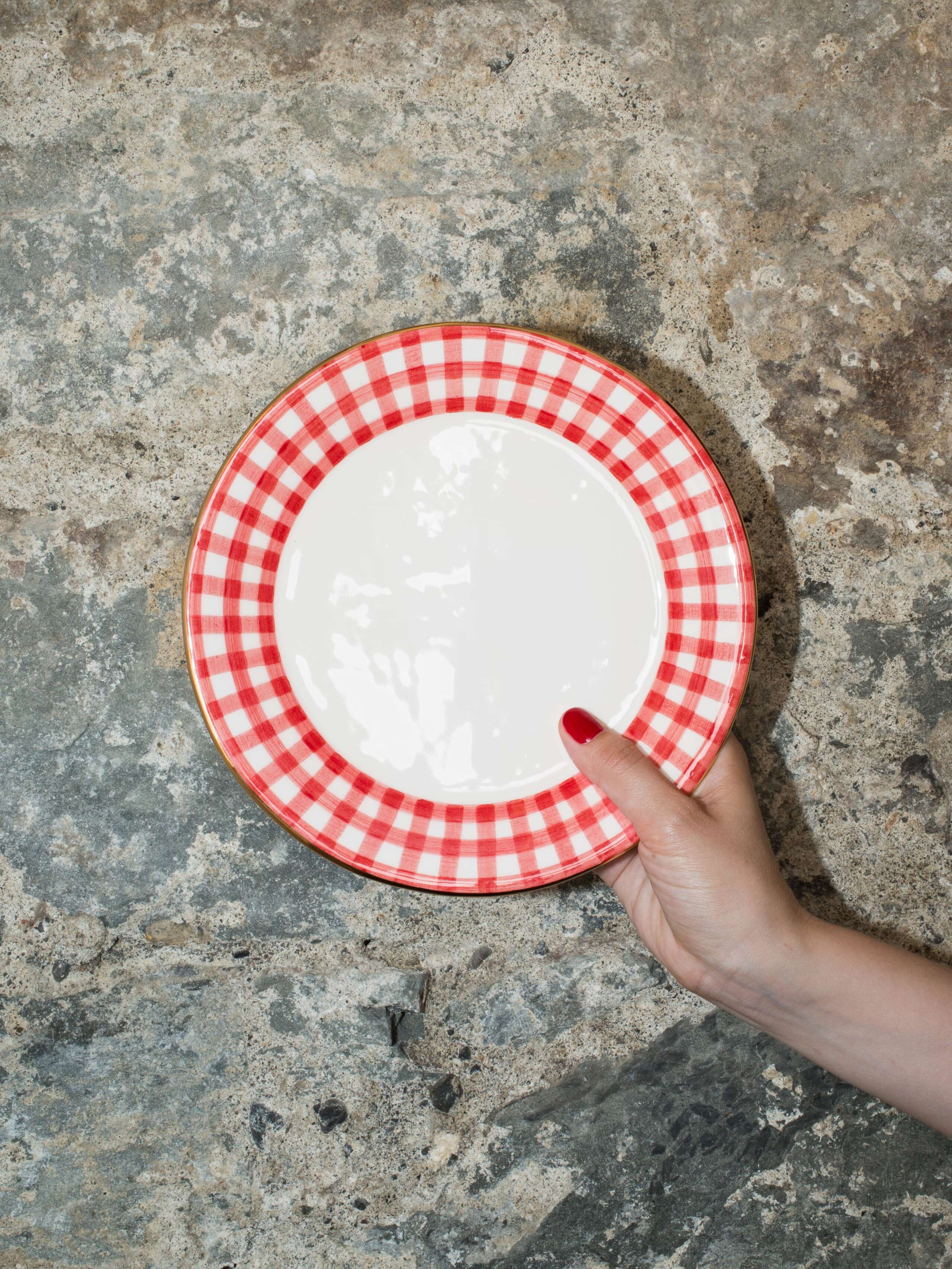 person holding plate