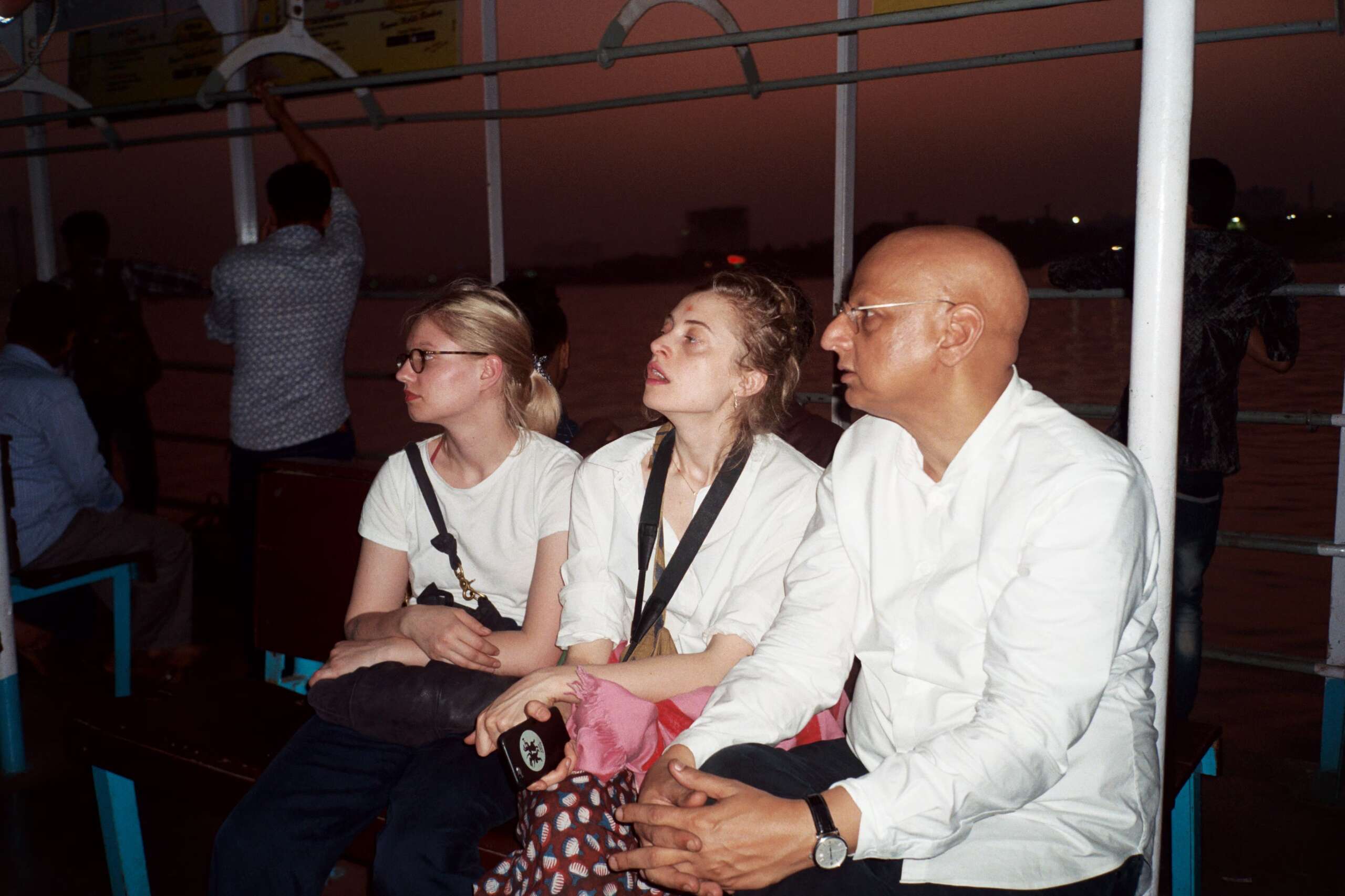 Noelle Wills, Anna Meier and Surendra Kumar Joshi in Kolkata