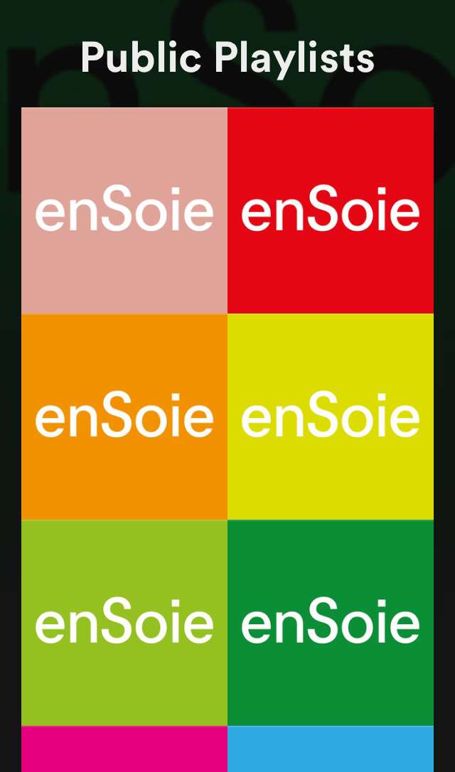 enSoie store playlists