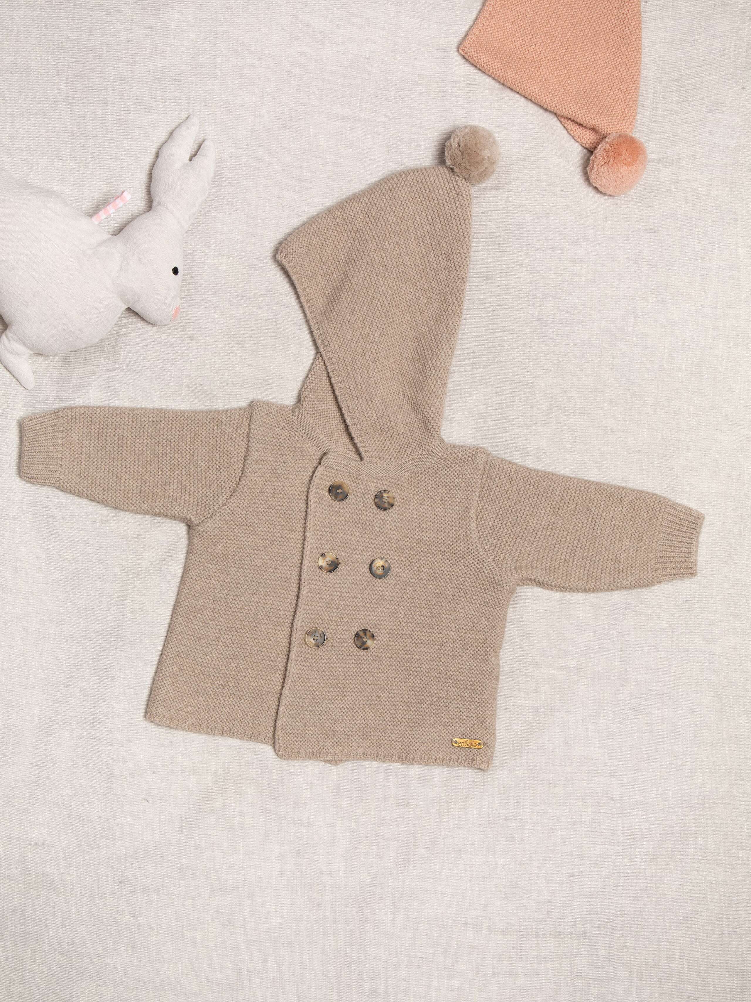 baby cardigan with hood 