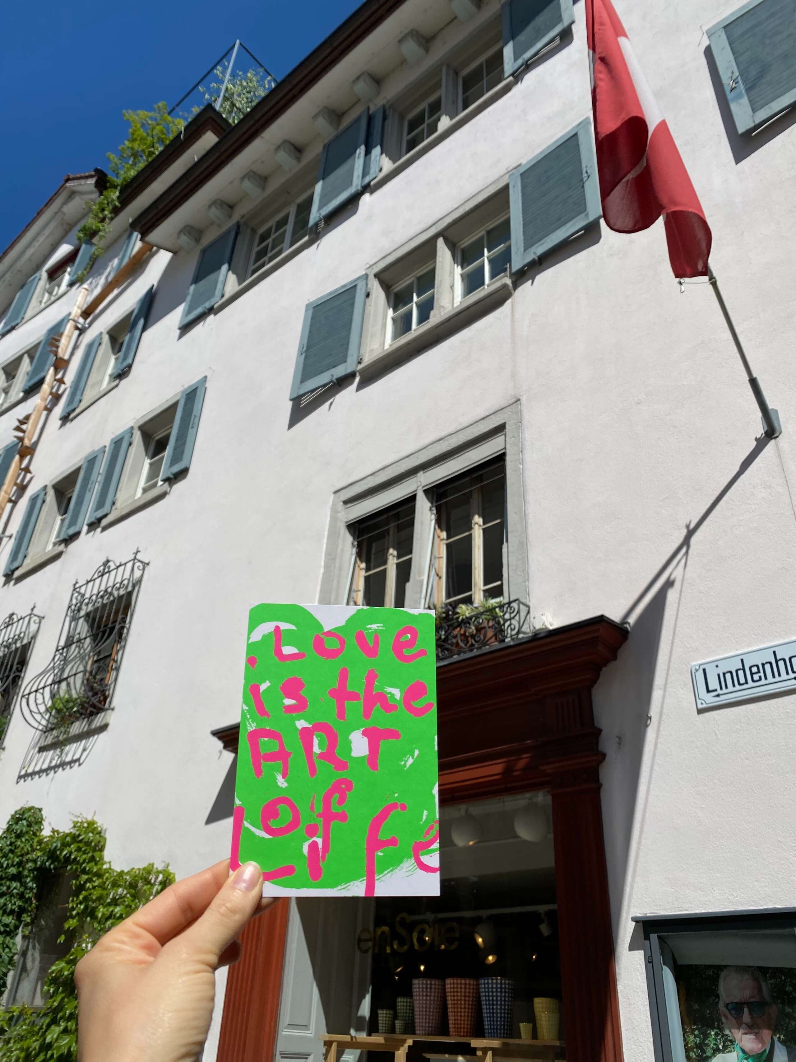 enSoie postcard