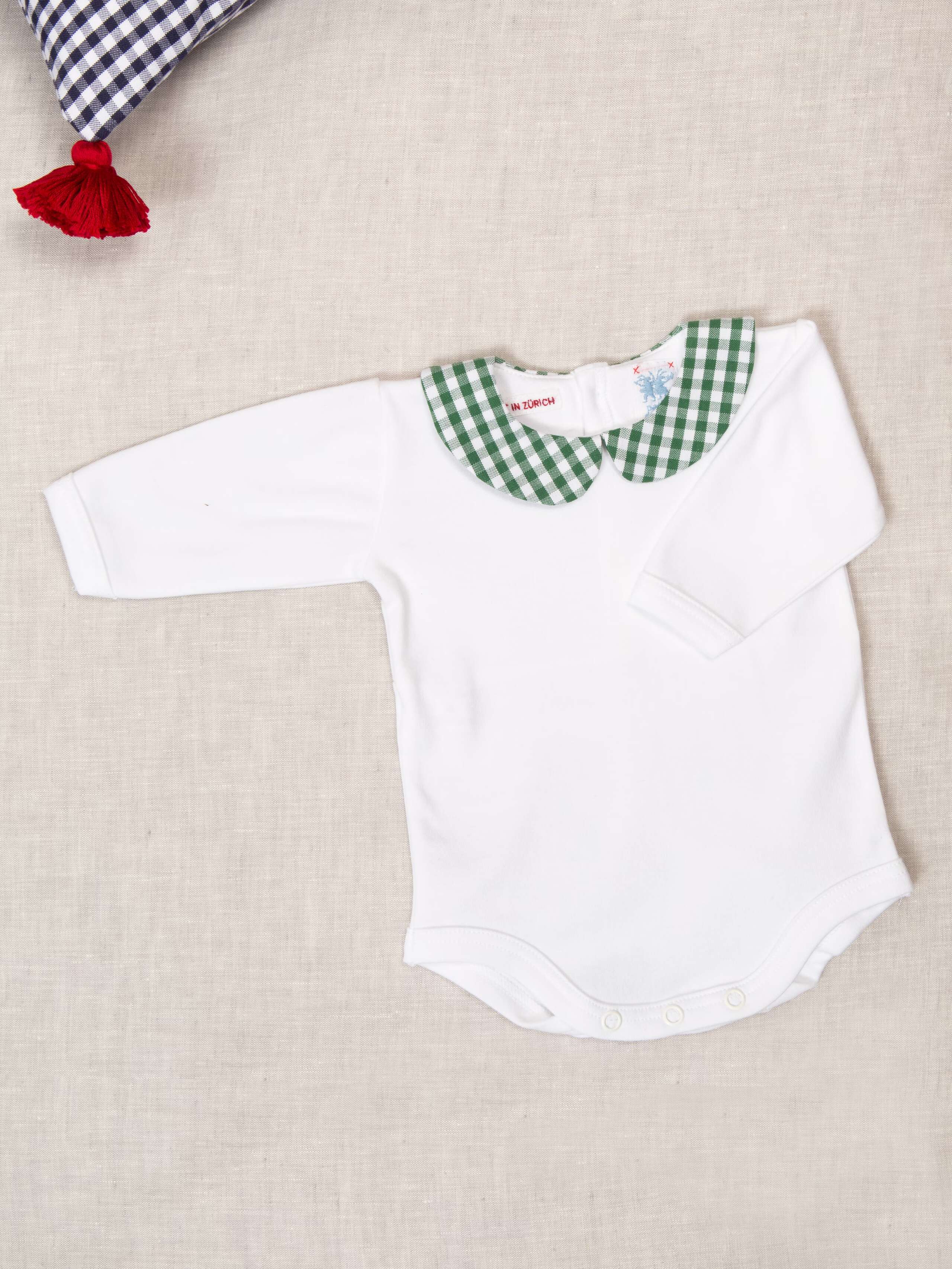 Baby body vichy collar 
