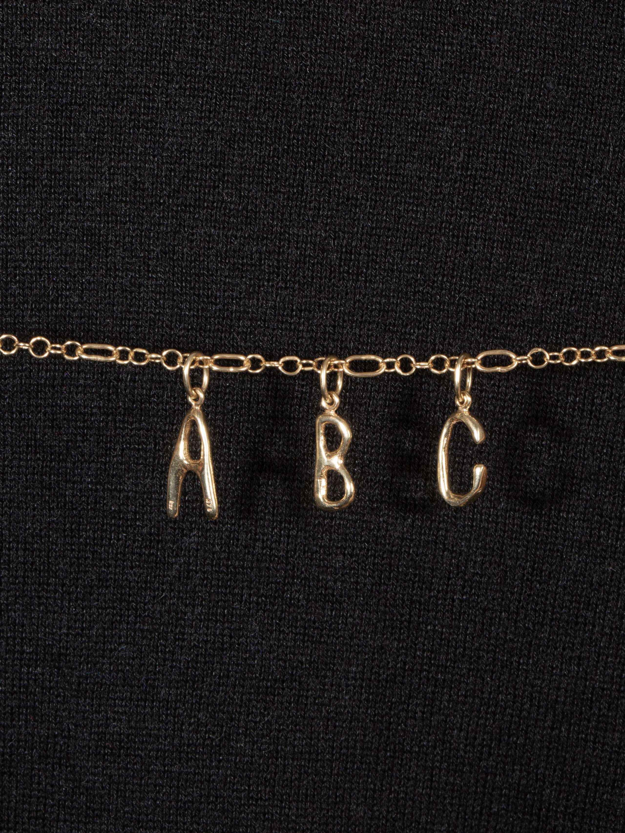 Pendant gold -Monique letters