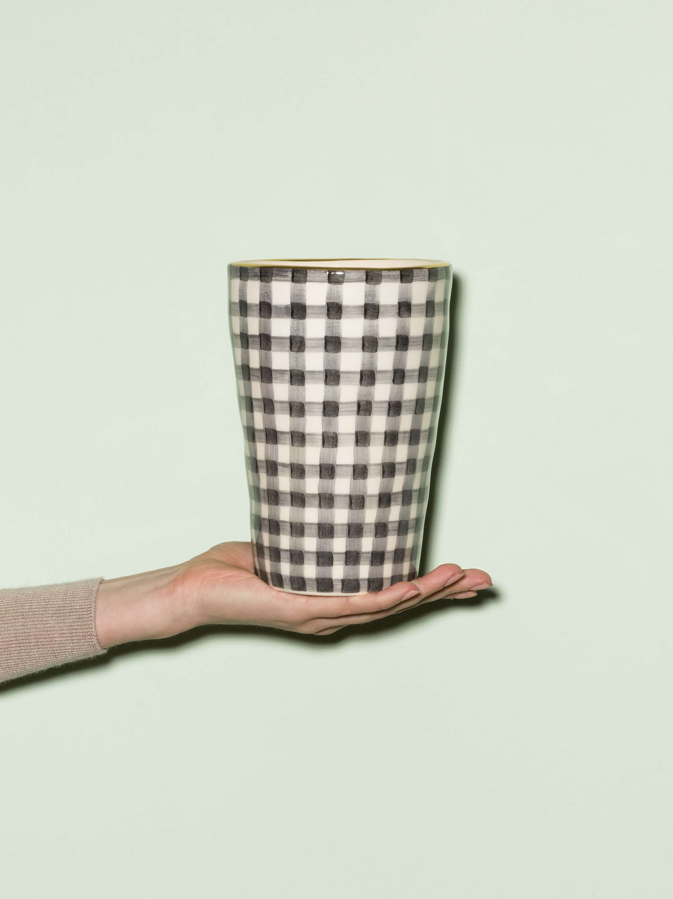 Sourire small vase vichy