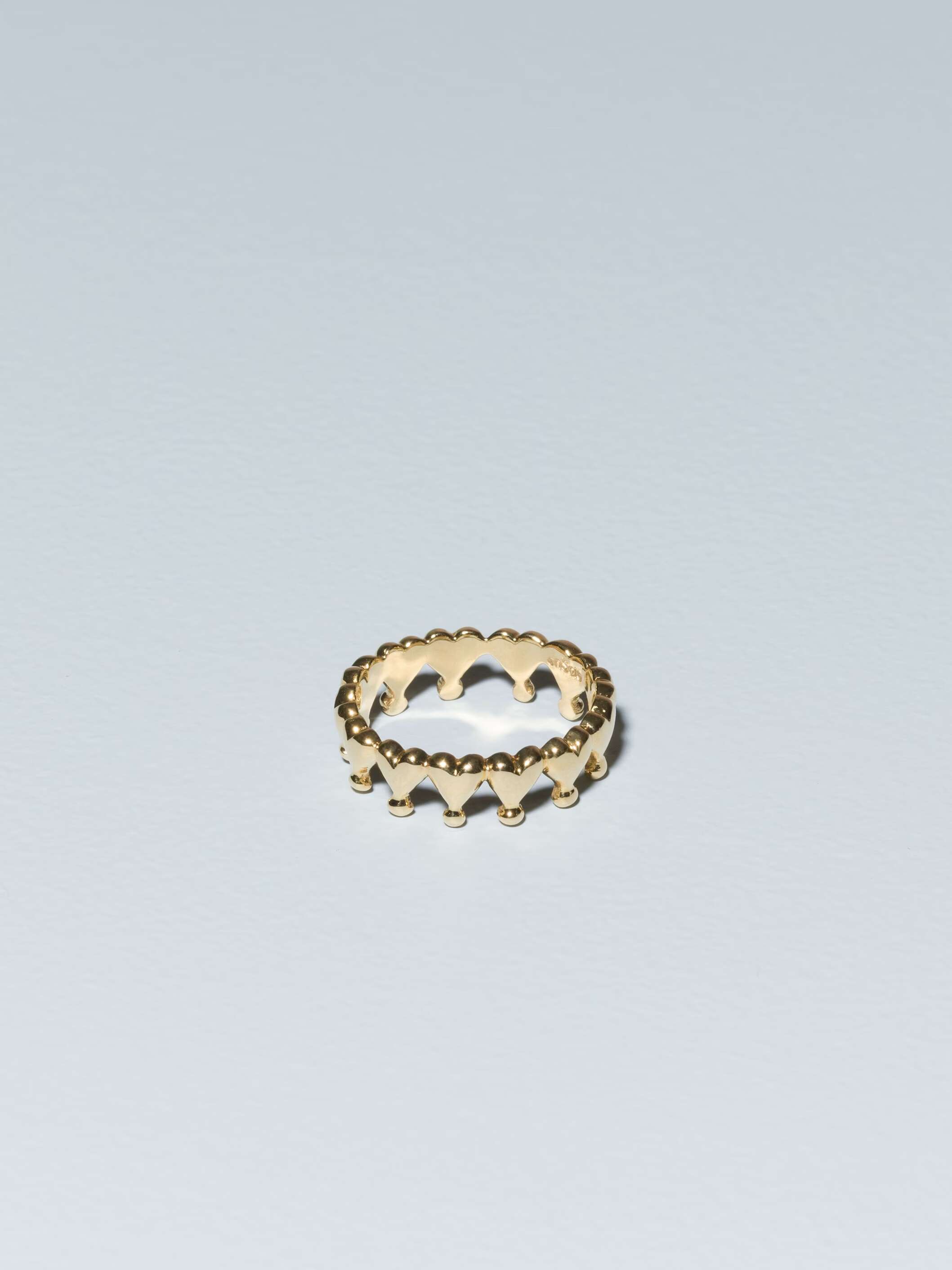 18 karat gold infinite love ring