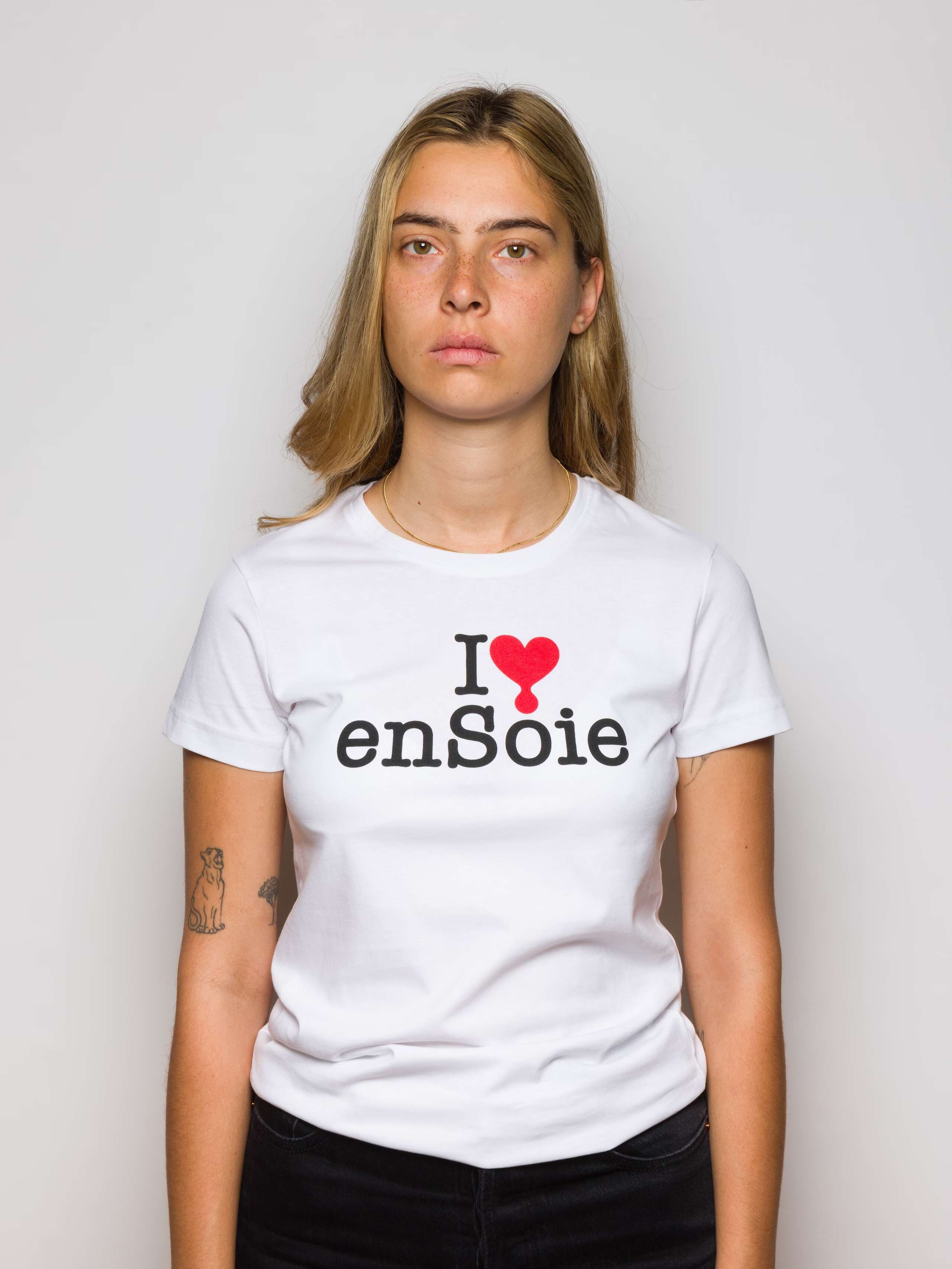 I <3 enSoie T shirt white