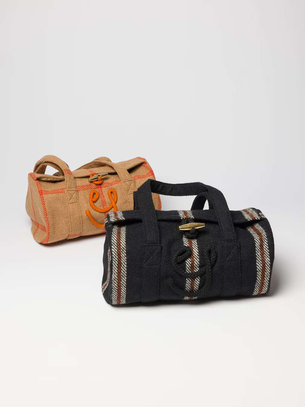 Two Harris Tweed bags