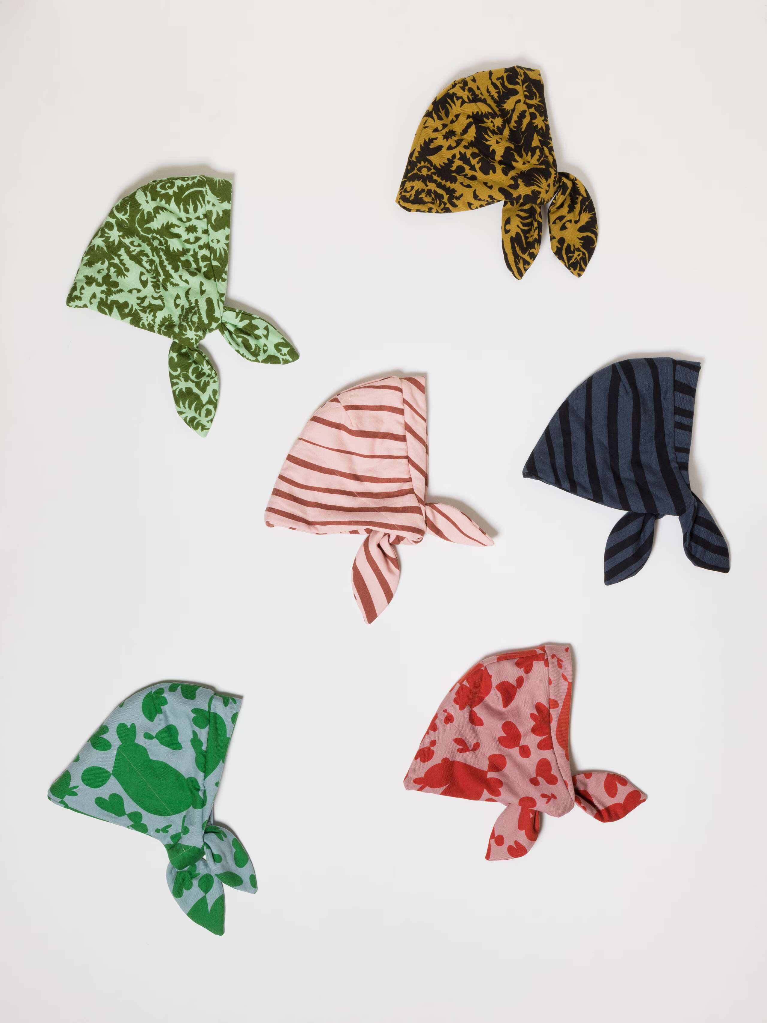 Luise Hood in Wool printed six variations