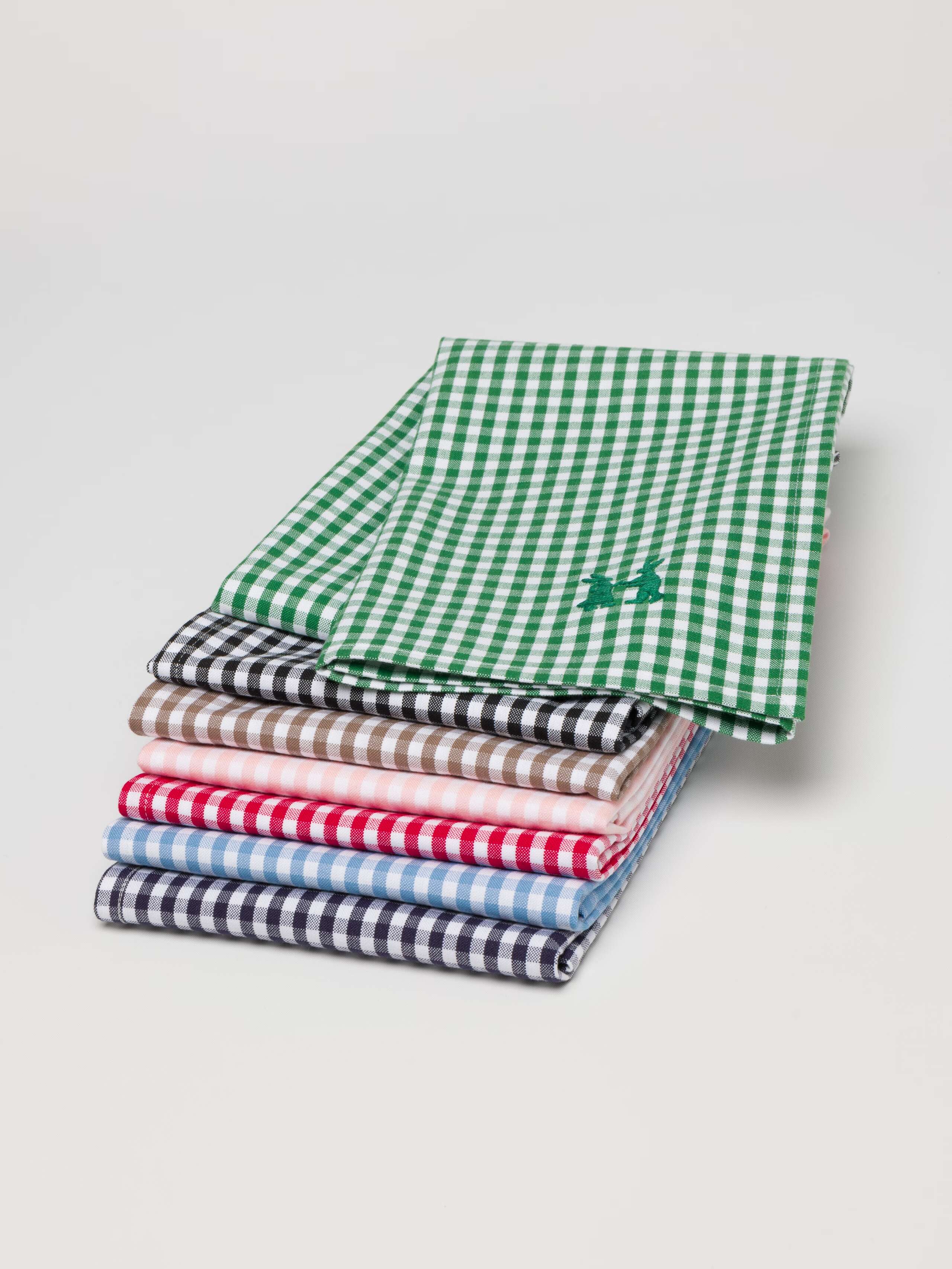 Kitchen towel vichy cotton in seven classic colours