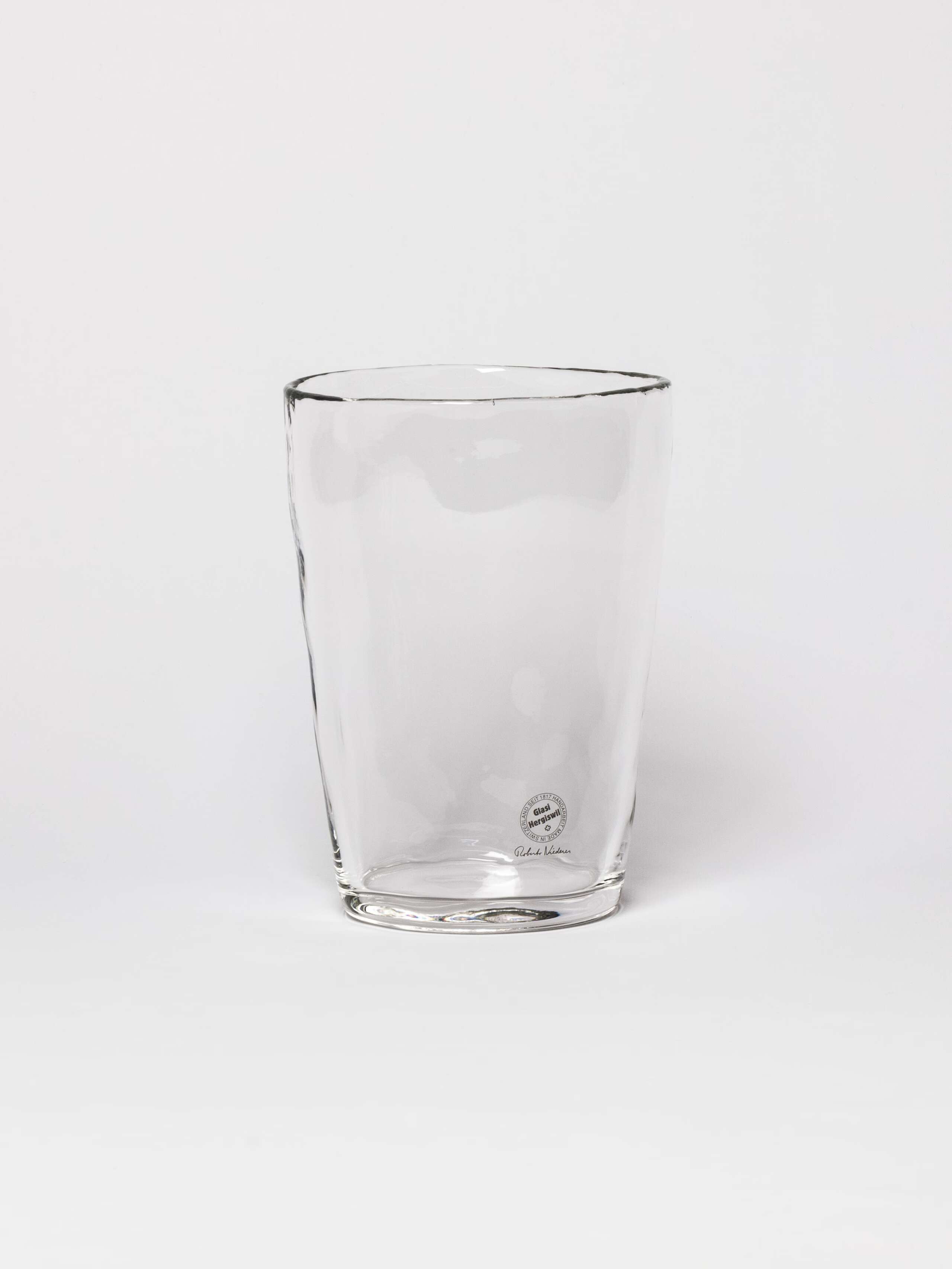 Transparent glass Vase